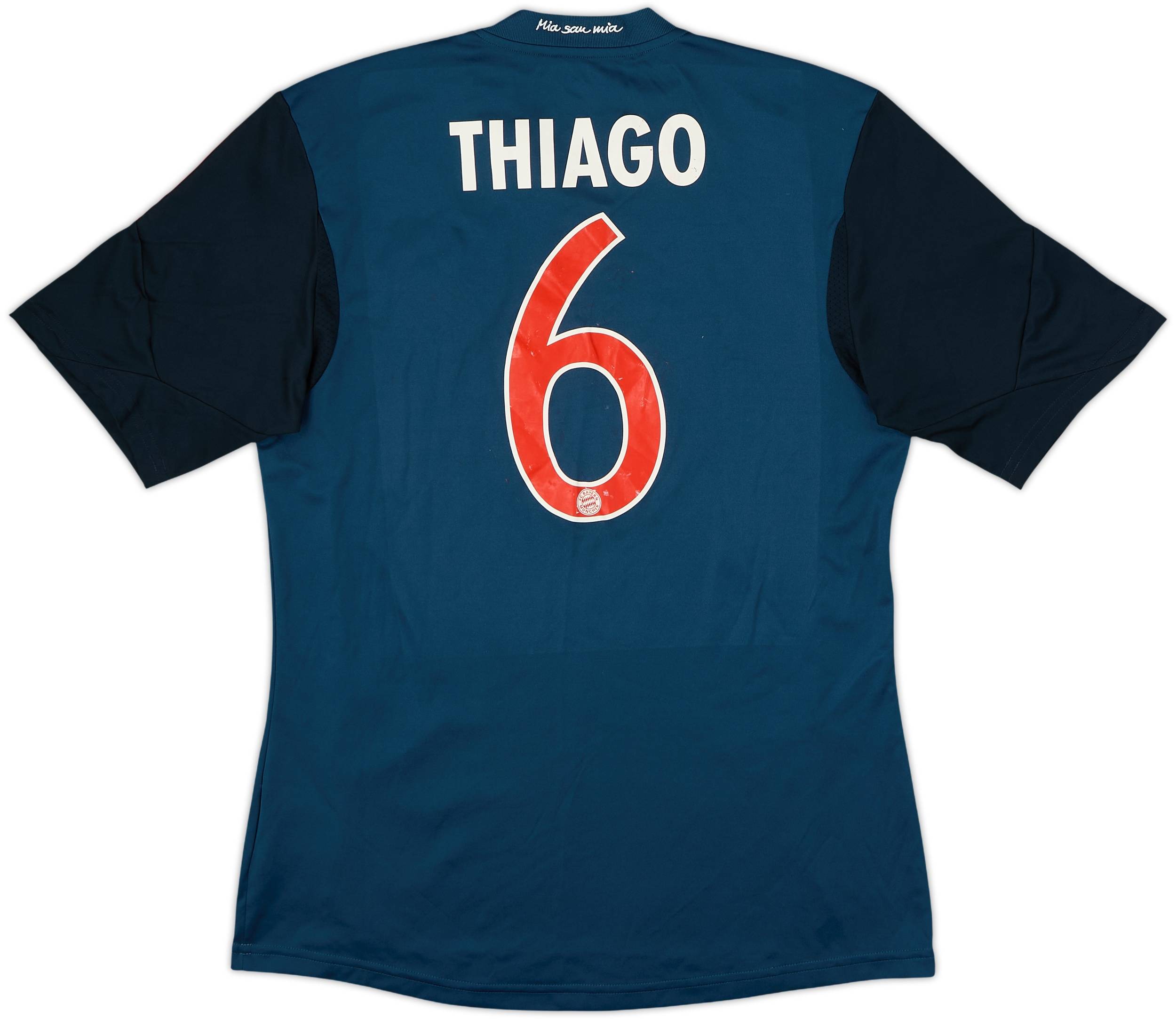 Bayern München THIAGO 6 Mサイズ シャツ 2013-14 Bayern Munich Third Shirt Thiago #6 - 7/10 - (M)