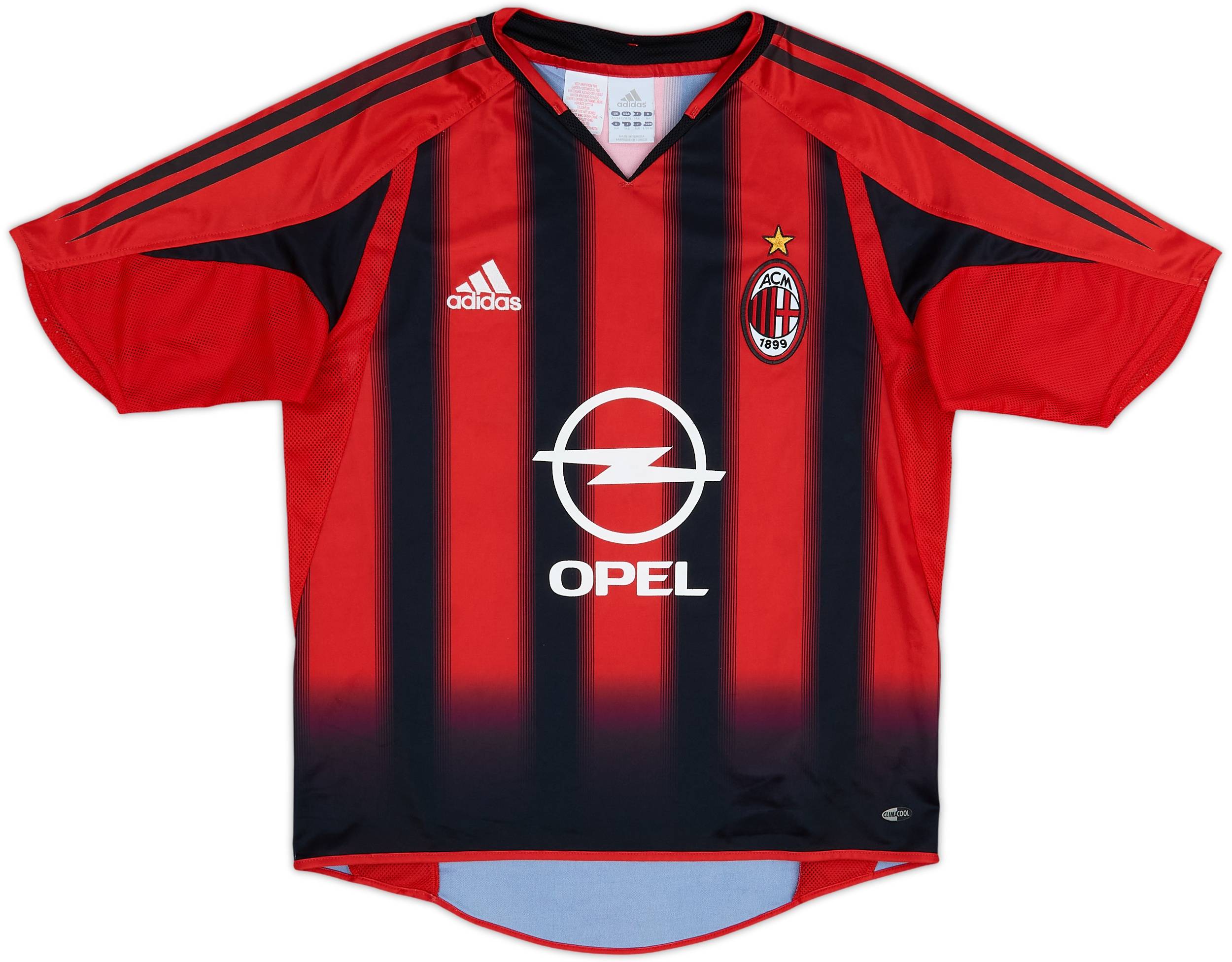 2004-05 AC Milan Home Shirt - 7/10 - (13-14 Years)