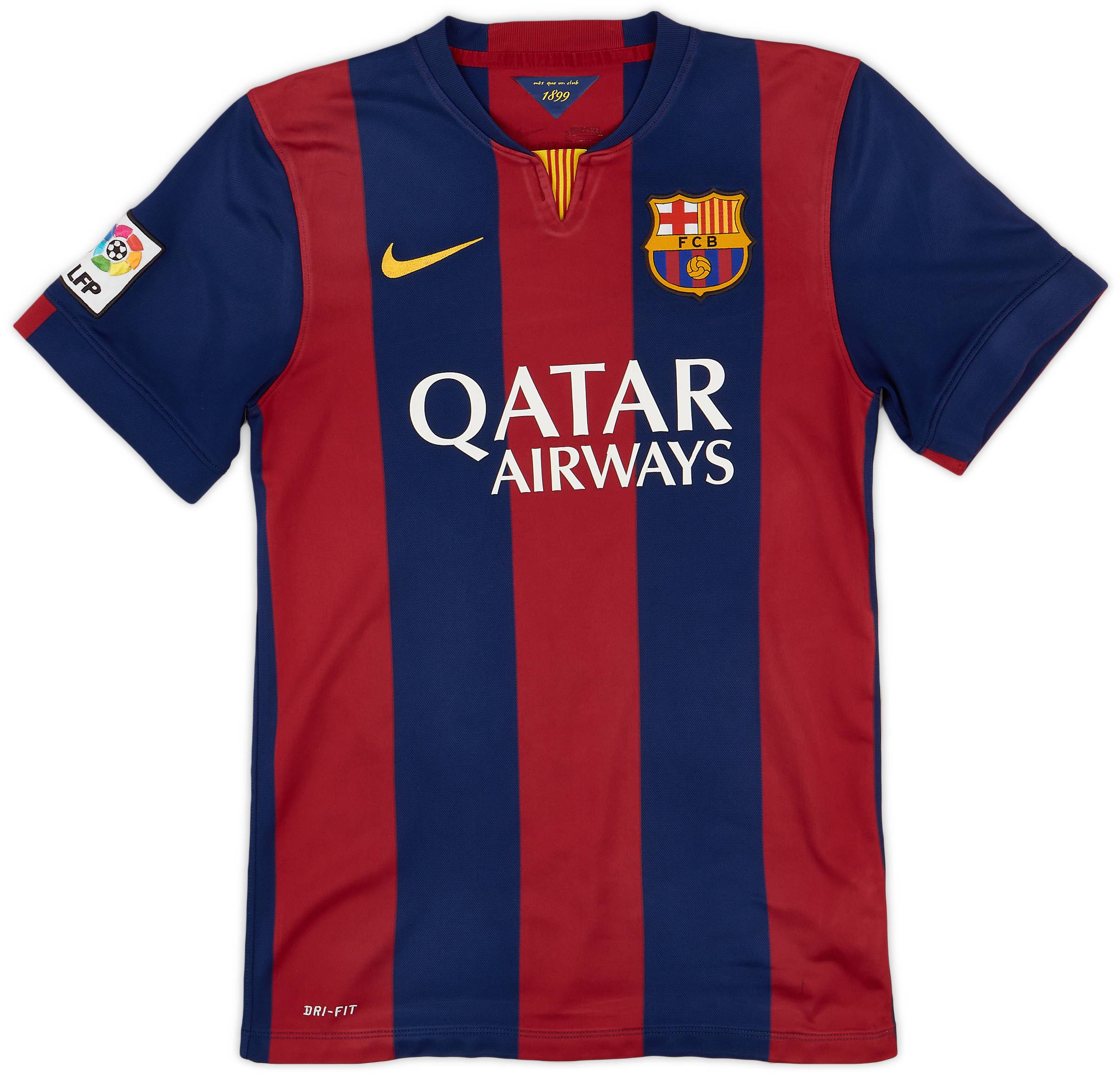 FC Barcelona Neymar Jr. 11番シャツ 2015 2015-16 Barcelona Home Shirt Neymar Jr #11 - 6/10 - (M)