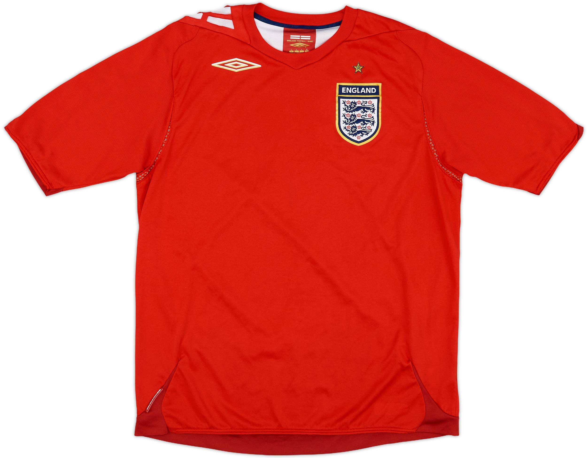ビッグ割引 England 2006-08 Away (L) - 5/10 - Shirt ウェア