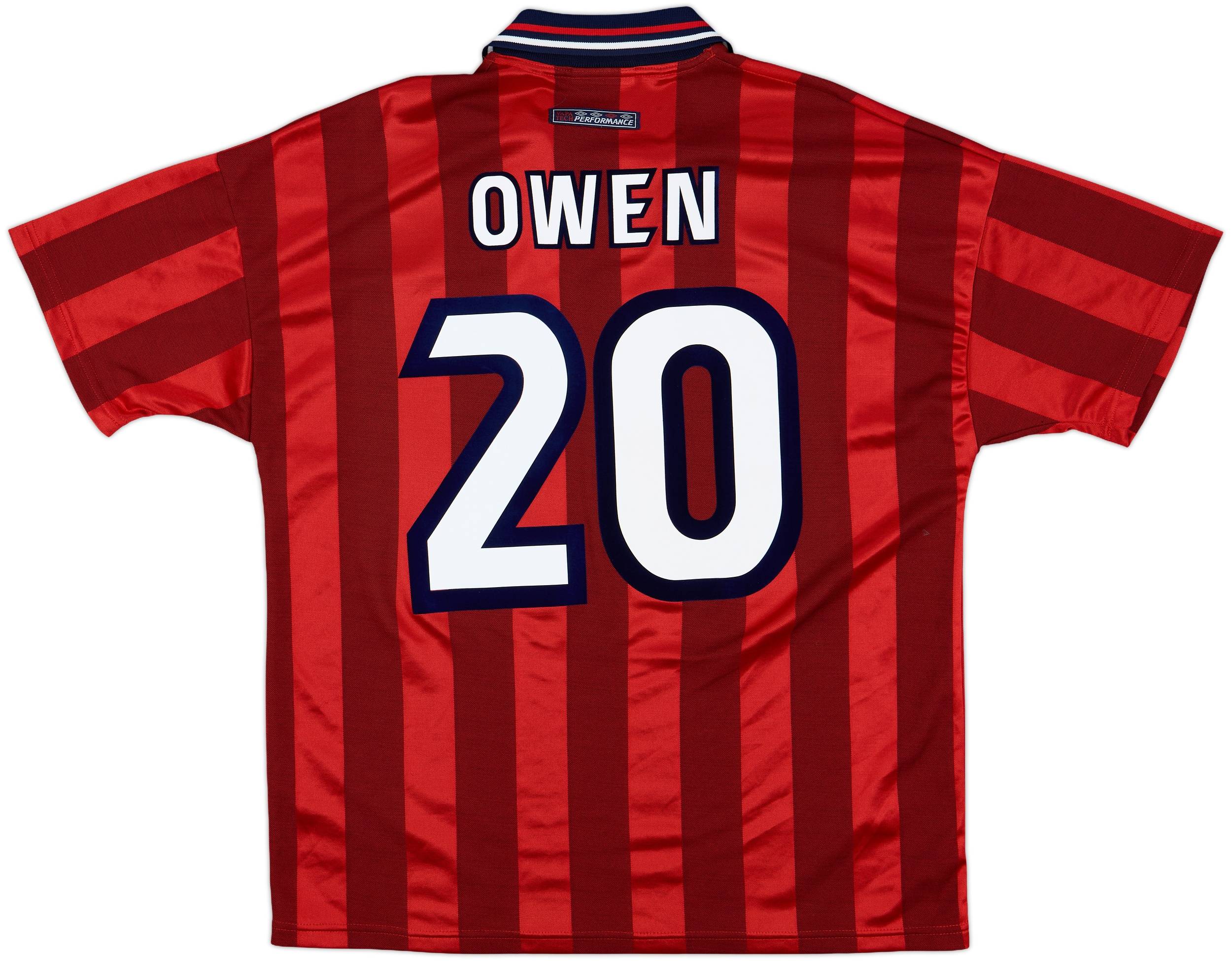 Michael Owen England 98 Jersey 1997-99 England Away Shirt Owen #20