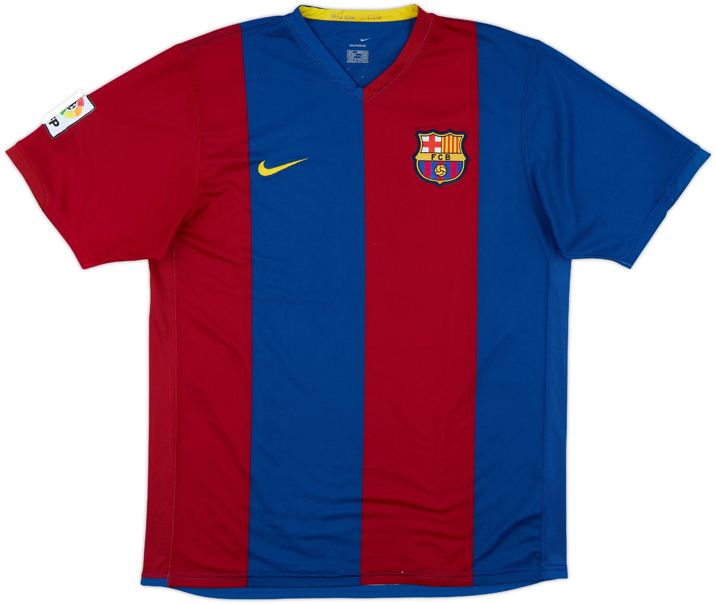2006-07 Barcelona Home Shirt Messi #19 - 8/10 - (L)