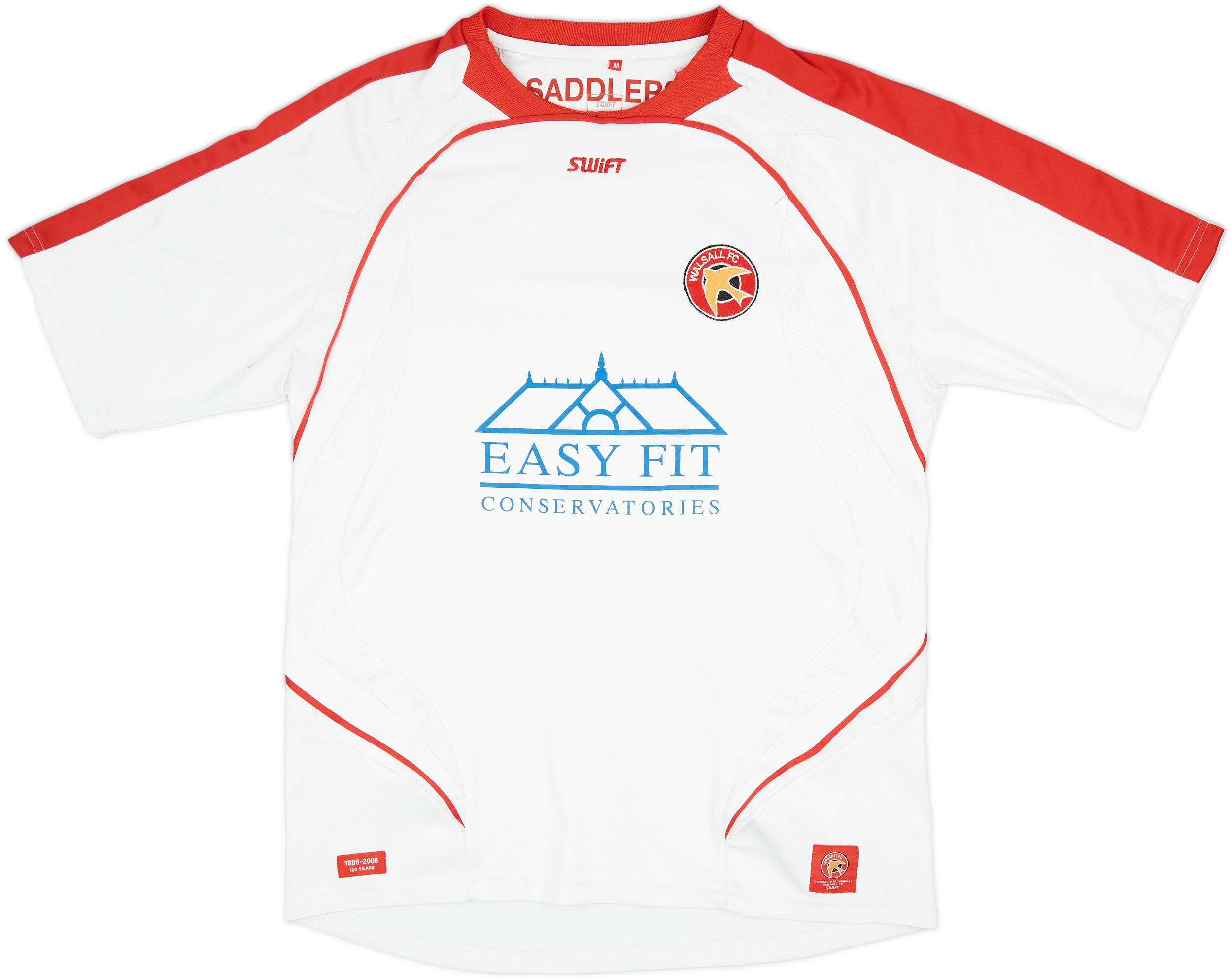 2008-09 Walsall Home Shirt - 7/10 - (M)