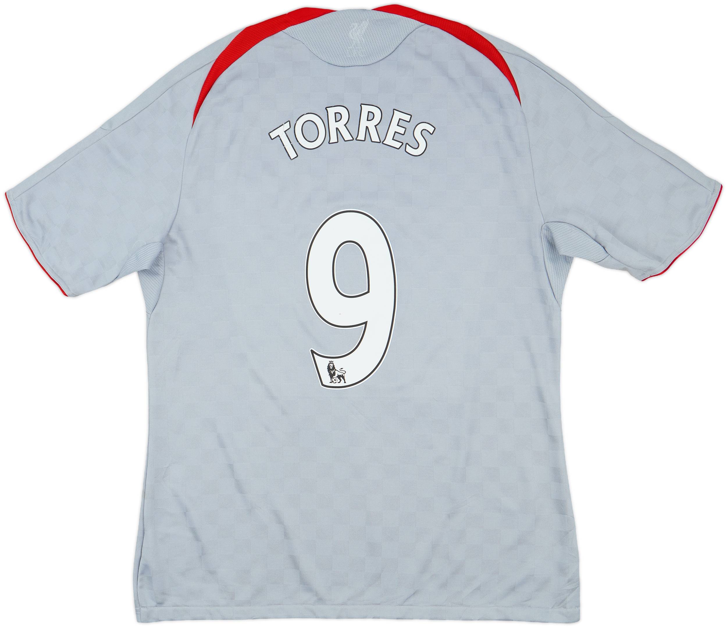 ウェア 09-10 Liverpool AWAY No.9 TORRES Torres #9 Liverpool 2009/2010 Away ORIGINAL Adidas Rare