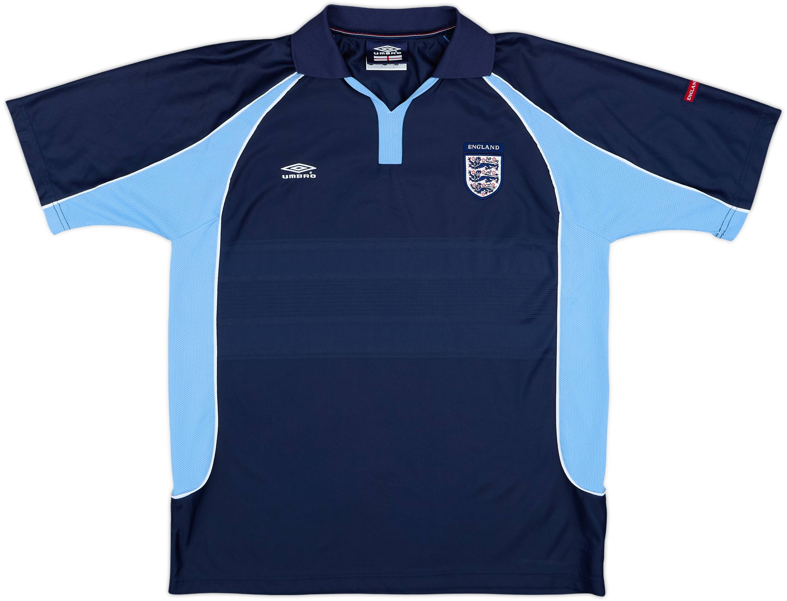 2000-02 England Umbro Polo Shirt - 8/10 - (L)