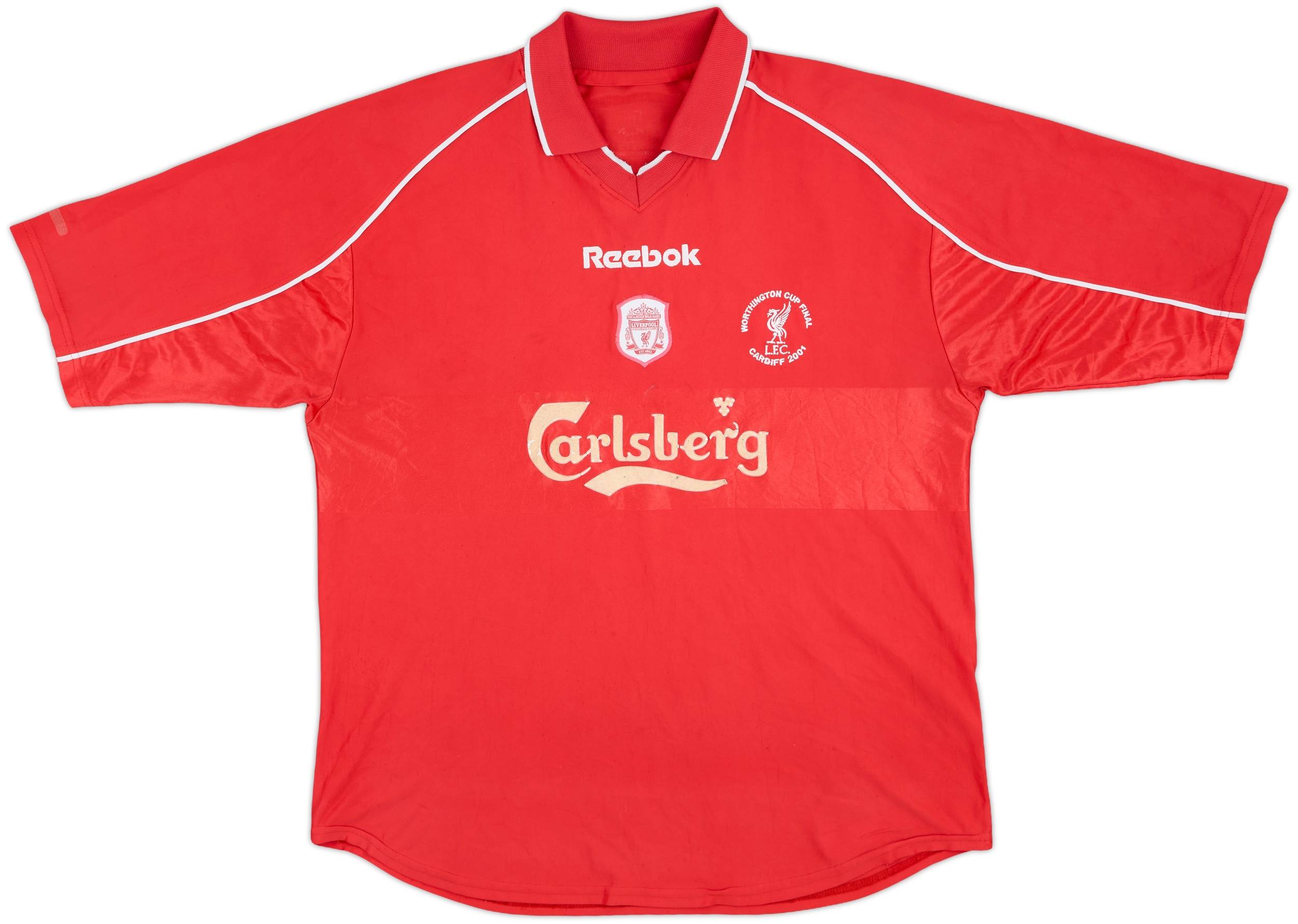 2000-02 Liverpool Home Shirt Gerrard #17 - 5/10 - (L)
