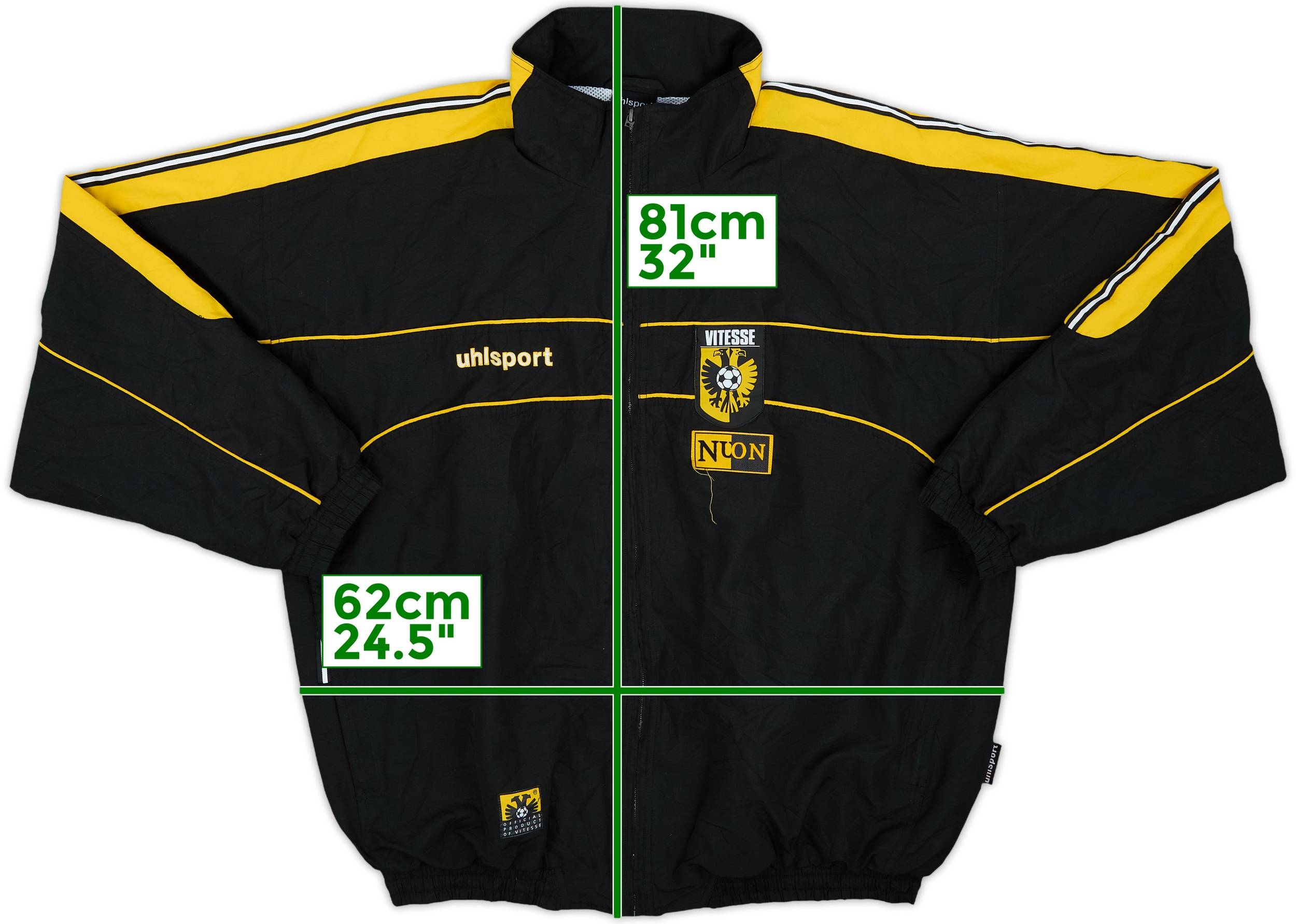 2000-01 Vitesse Uhlsport Track Jacket - 9/10 - (XL)