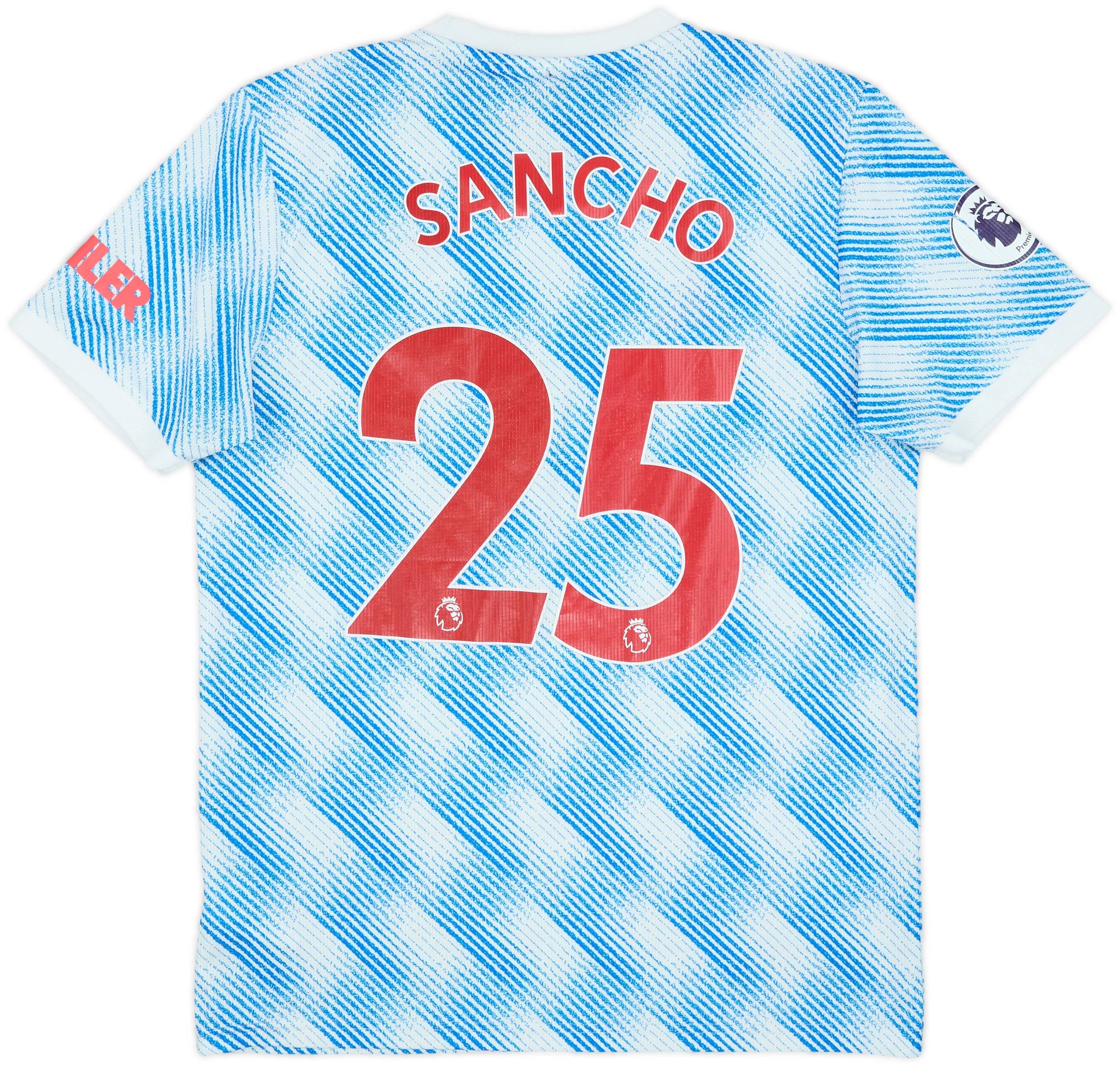 2021-22 Manchester United Away Shirt Sancho #25 - 7/10 - (M)