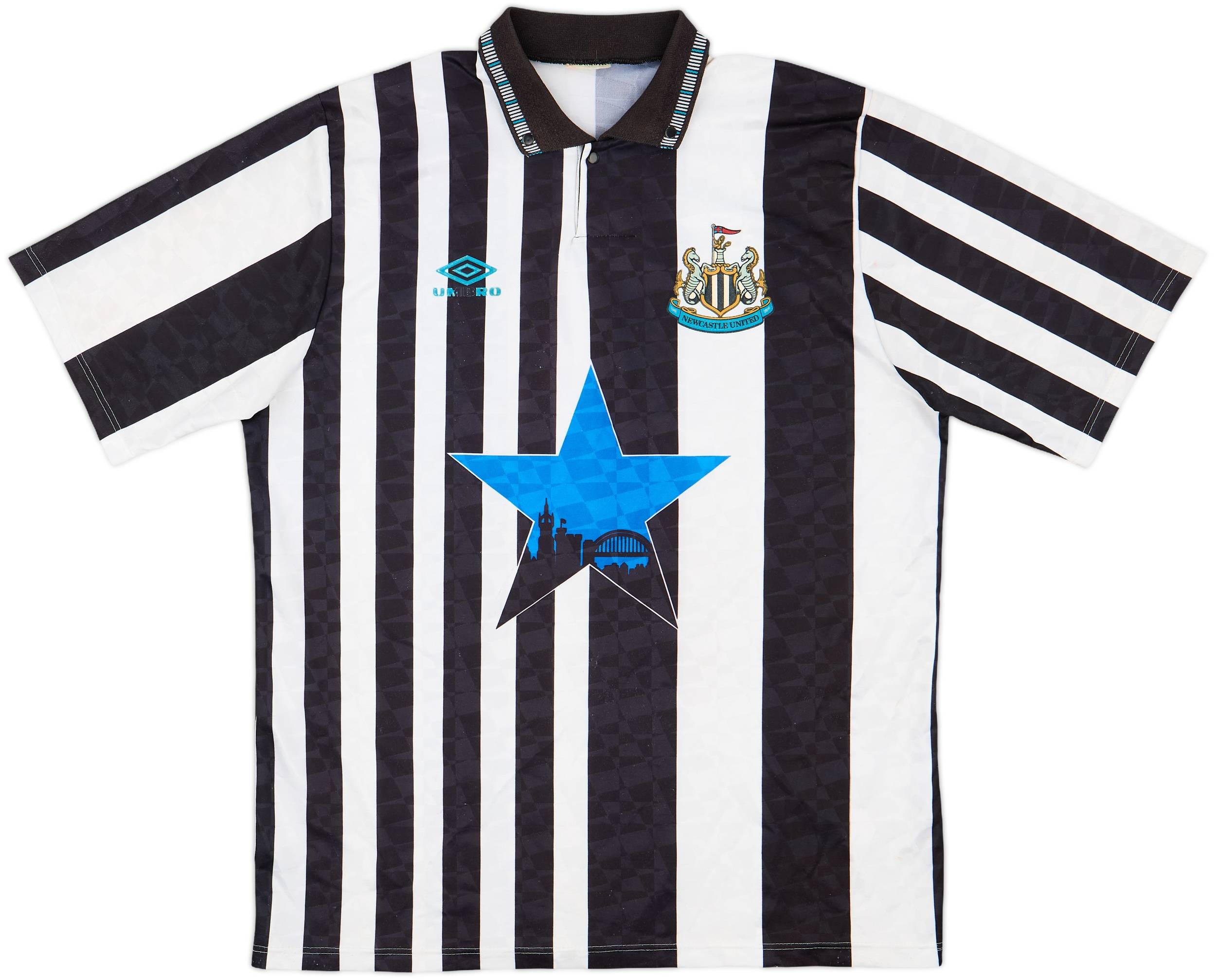 ユニホーム 1991-93 Newcastle Home Shirt - 6/10 - (XL)