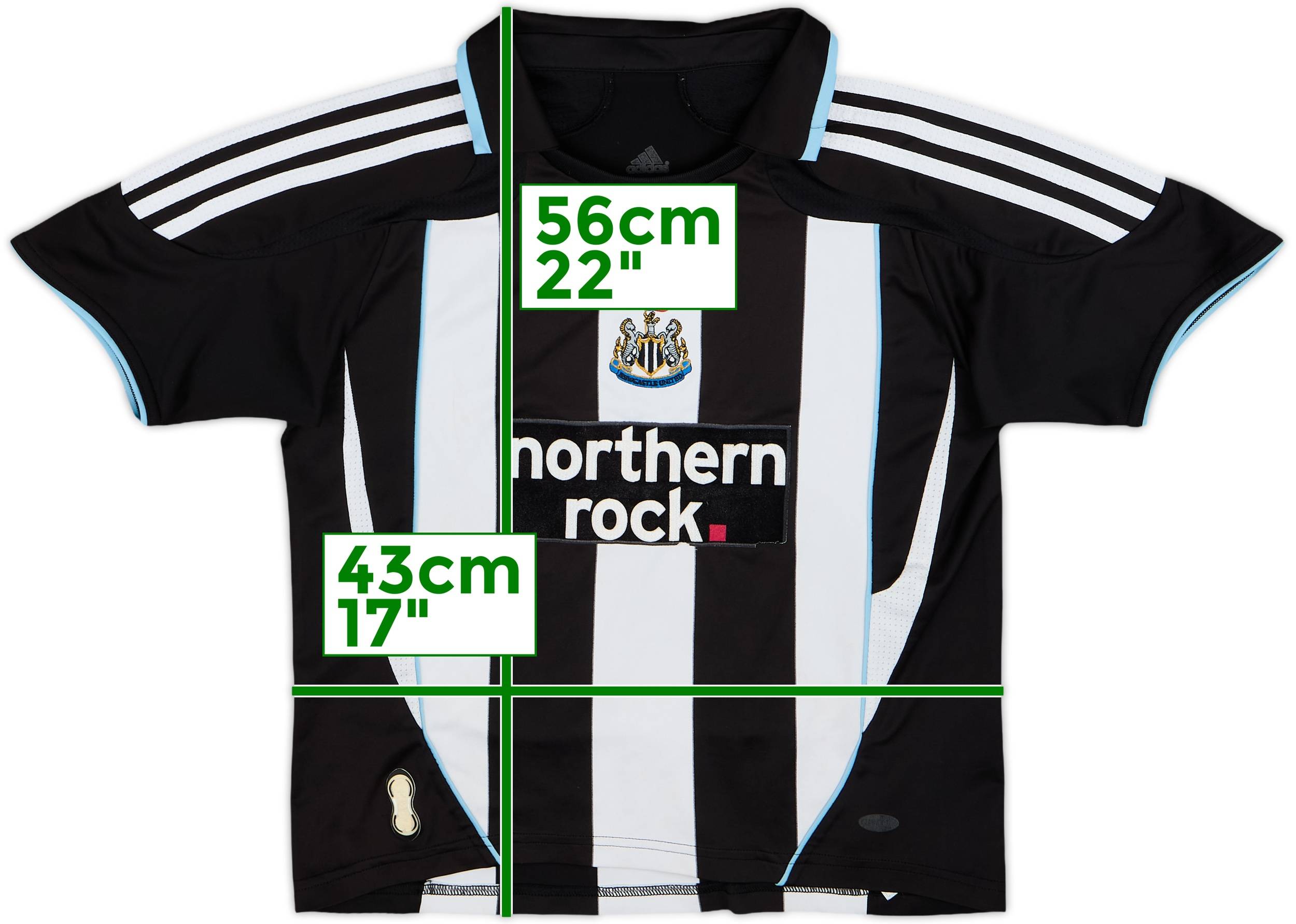 2007-09 Newcastle Home Shirt - 7/10 - (5-6 Years)