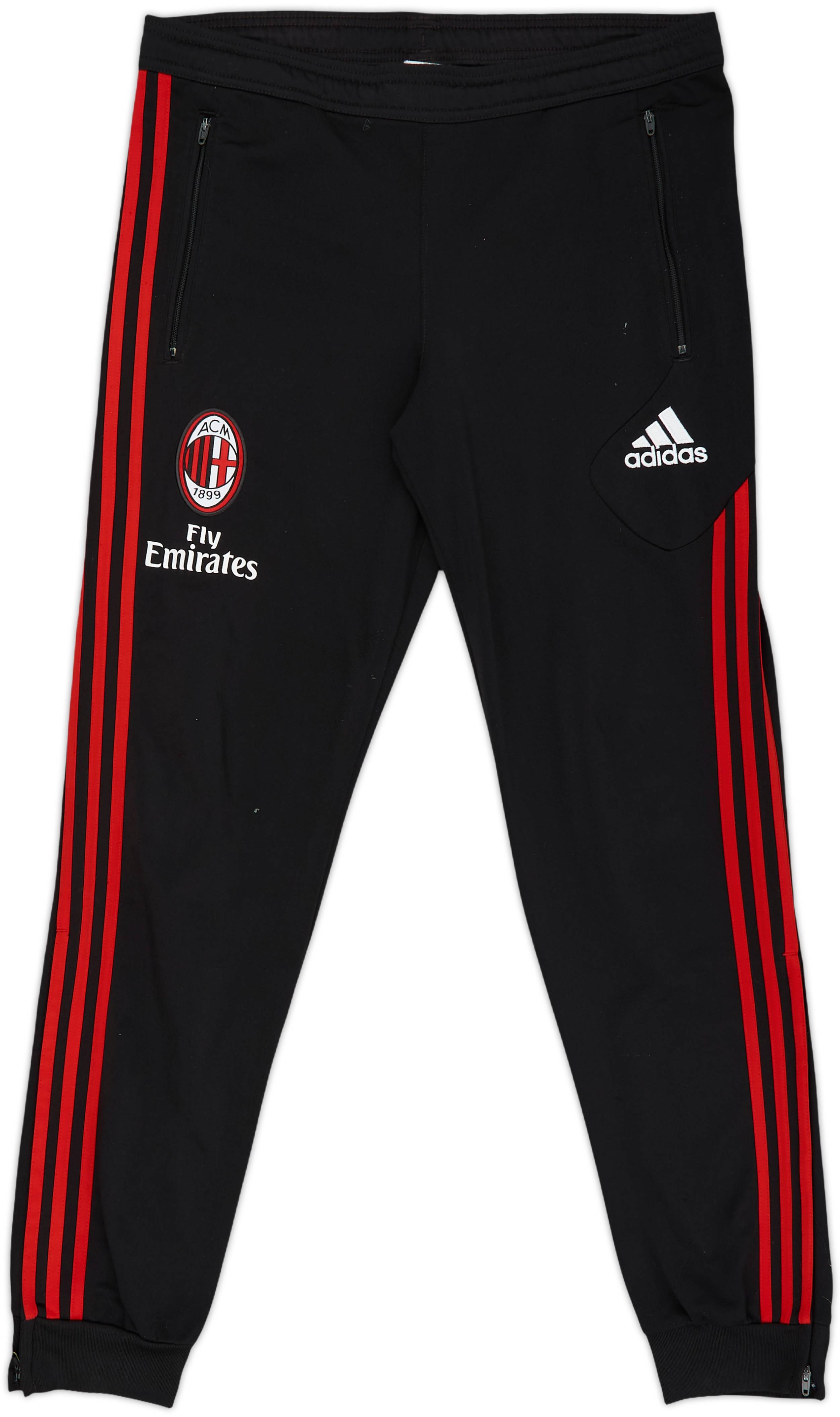 2012-13 AC Milan adidas Track Pants/Bottoms - 8/10 - (L.Boys)