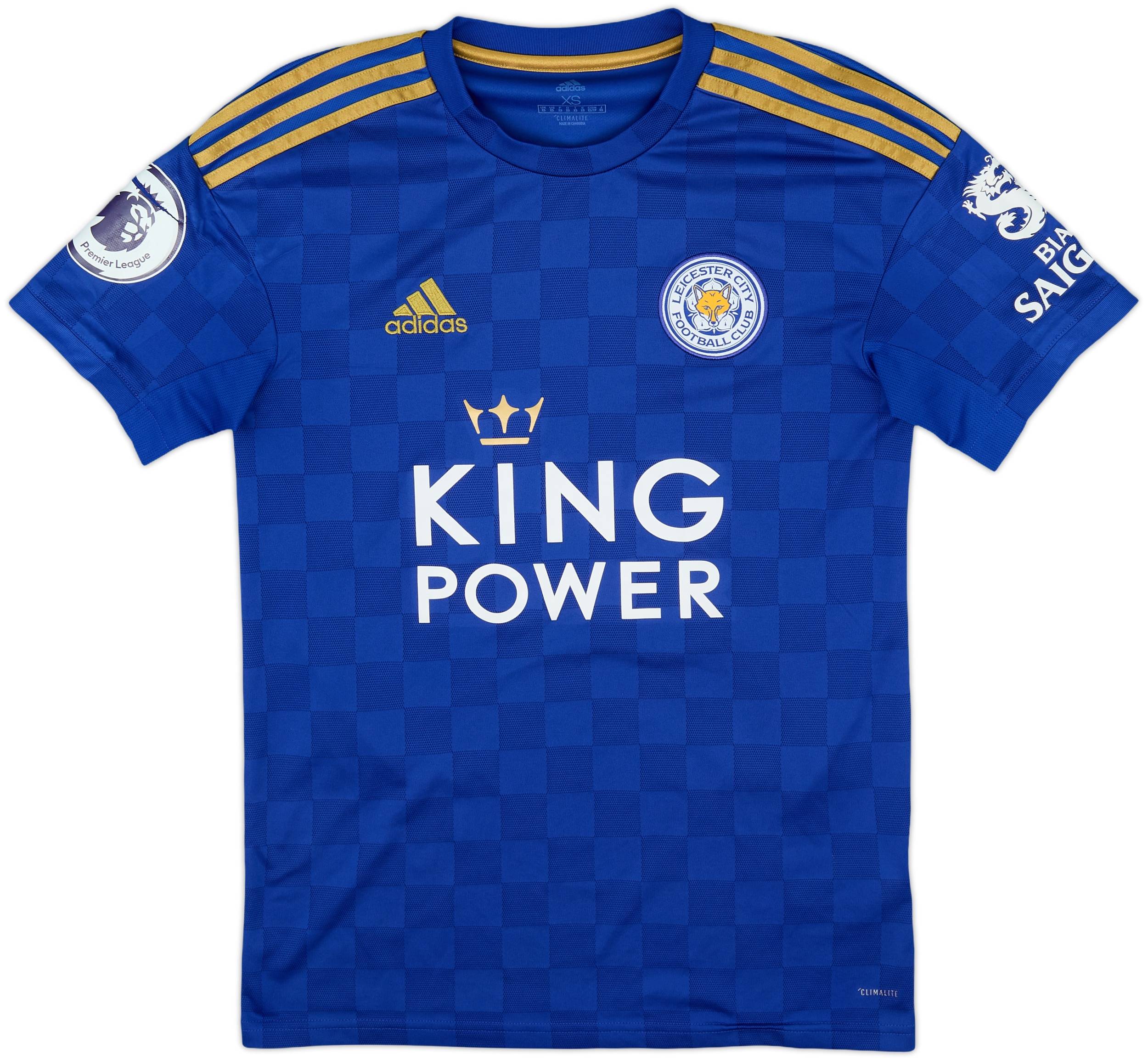2019-20 Leicester Home Shirt Vardy #9 - 6/10 - (XS)