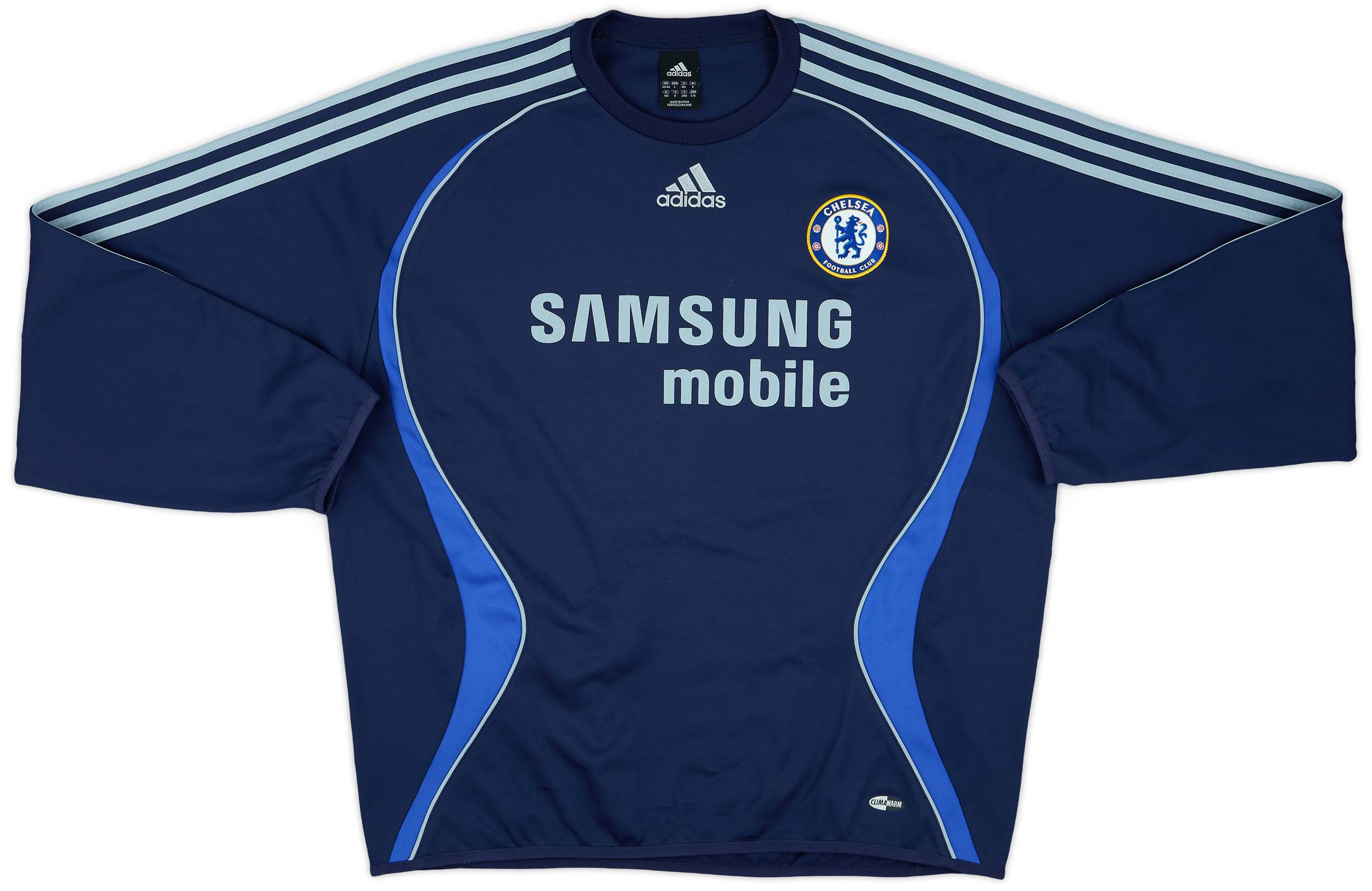 2006-07 Chelsea adidas Sweat Top - 8/10 - (L)