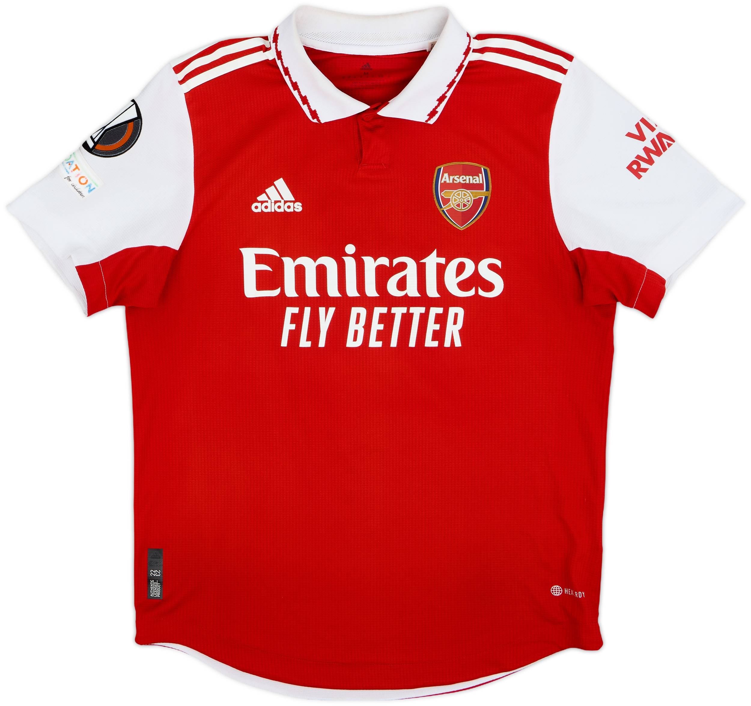 2022-23 Arsenal Authentic Home Shirt G. Jesus #9 - 6/10 - (M)
