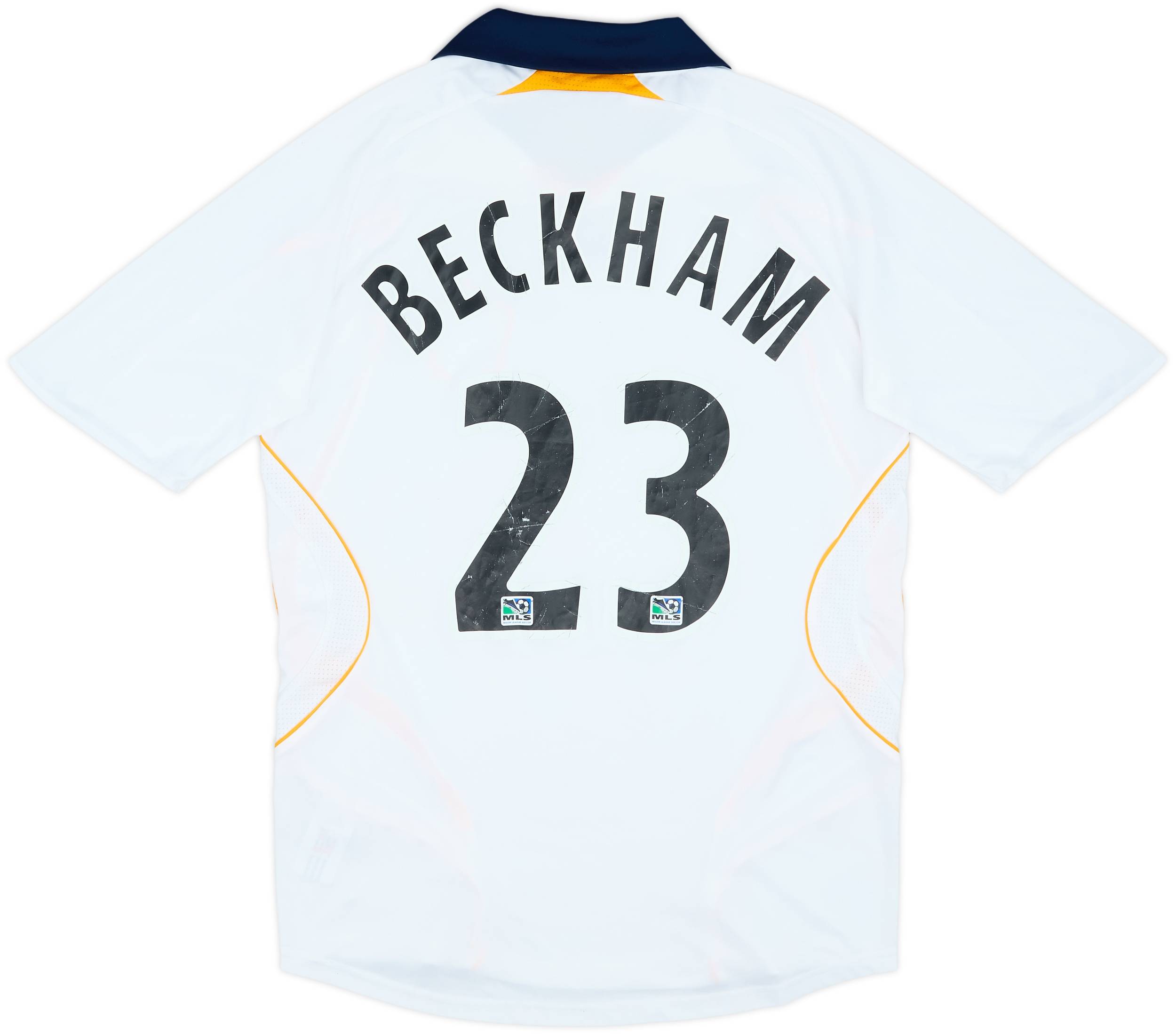 2007-08 LA Galaxy Home Shirt Beckham #23 - 4/10 - (S)