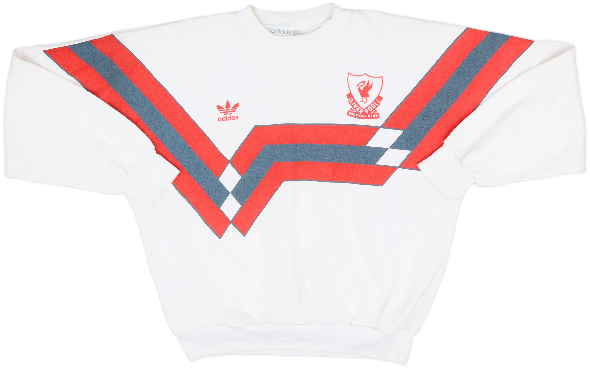 1989-90 Liverpool adidas Sweat Top - 9/10 - (S)