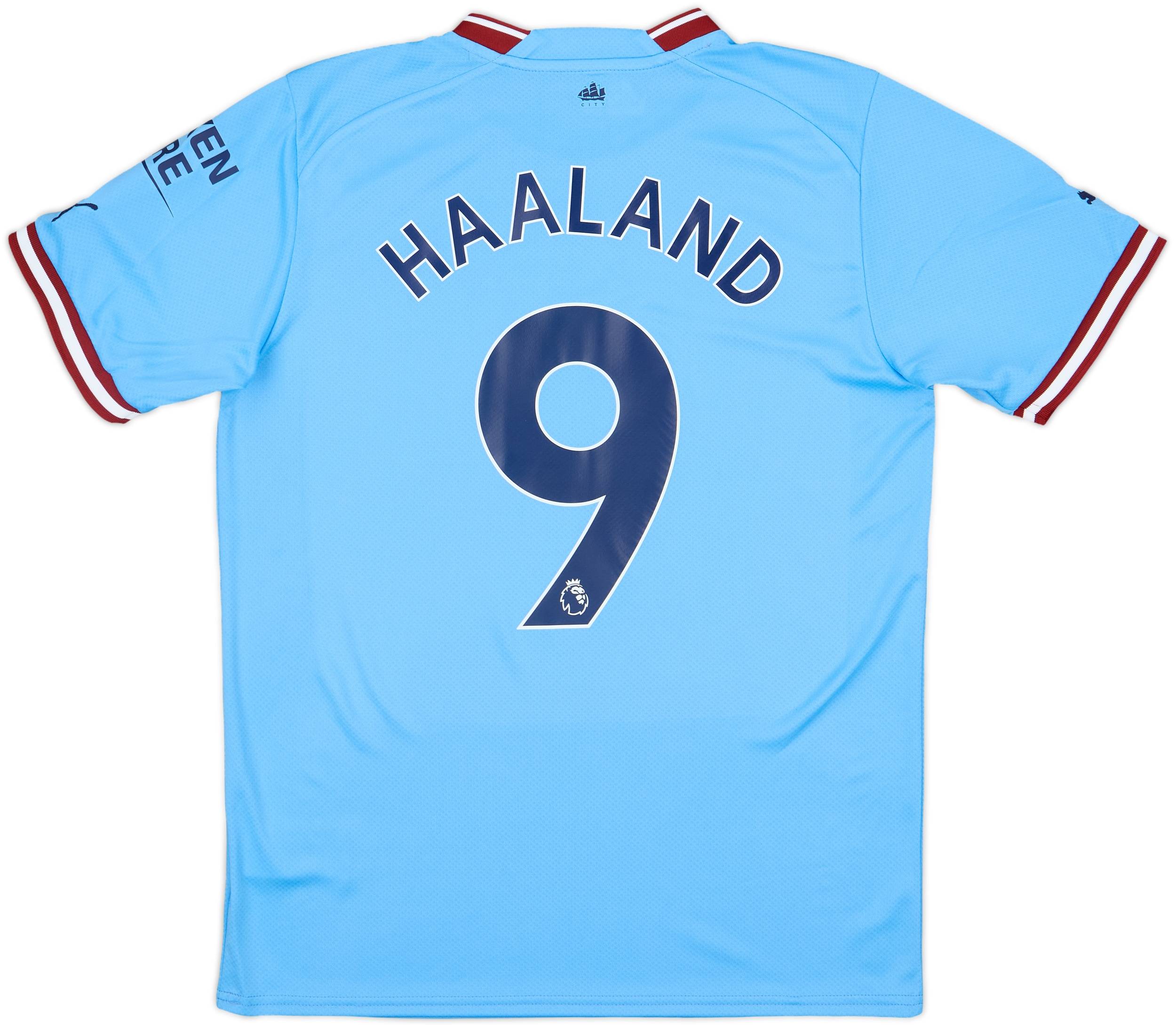 2022-23 Manchester City Home Shirt Haaland #9 (M)