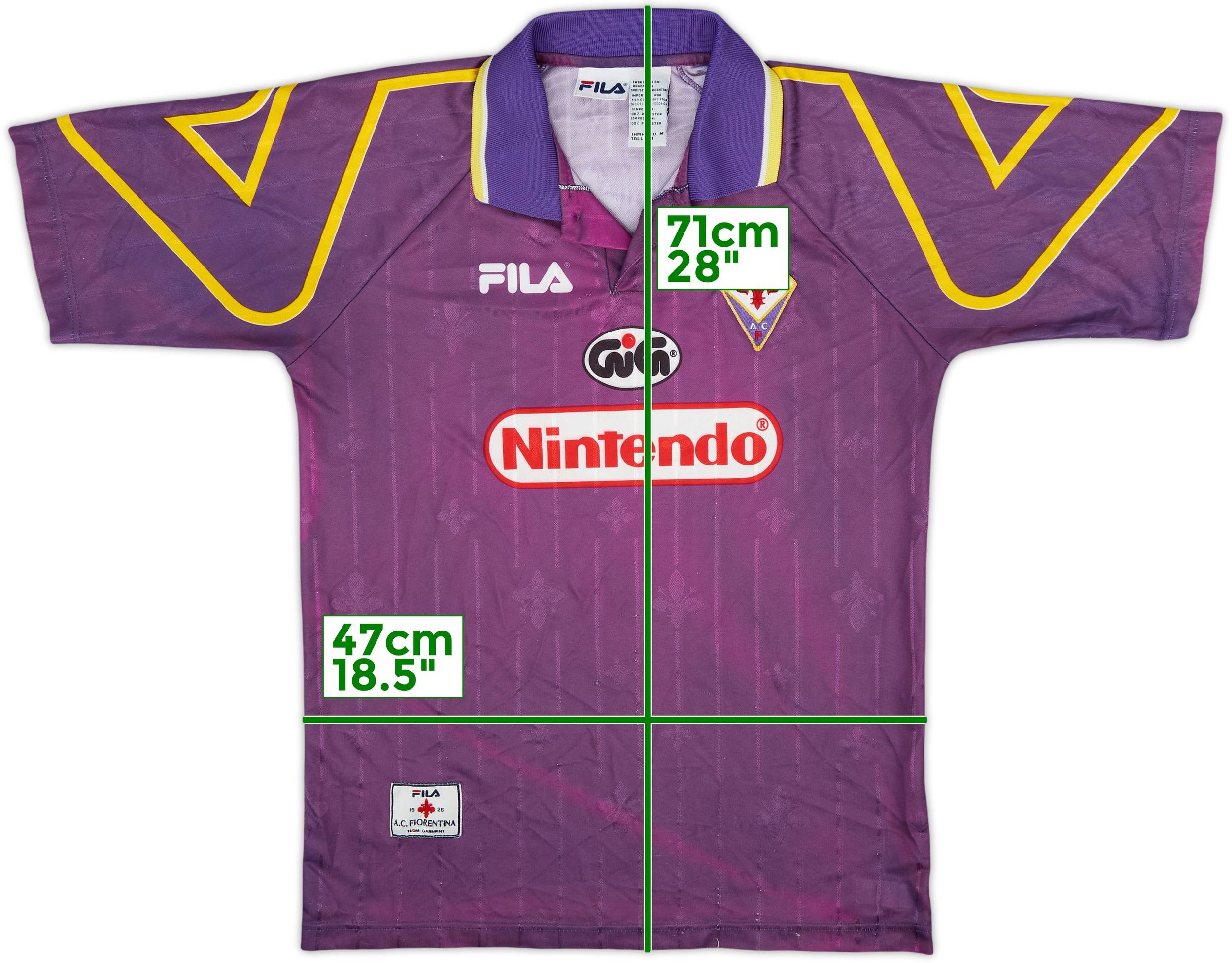1997-98 Fiorentina Home Shirt - 5/10 - (M)