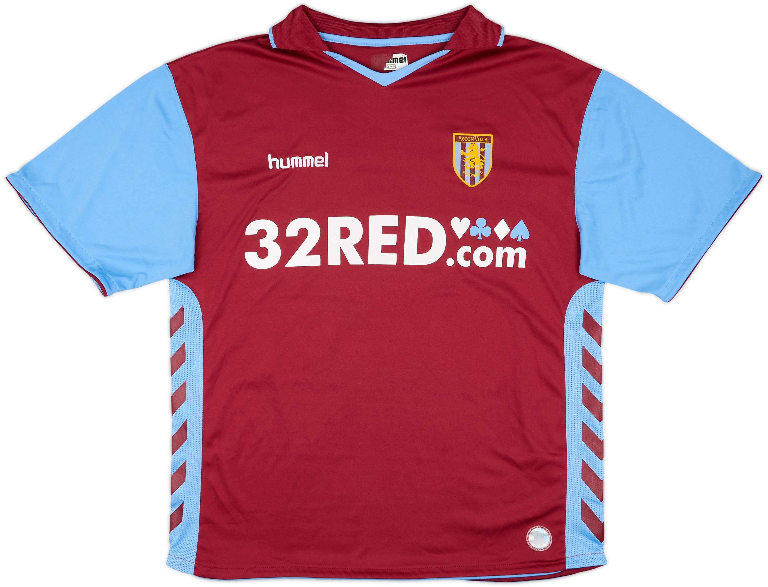 2006-07 Aston Villa Home Shirt Angel #9 - 9/10 - (M)