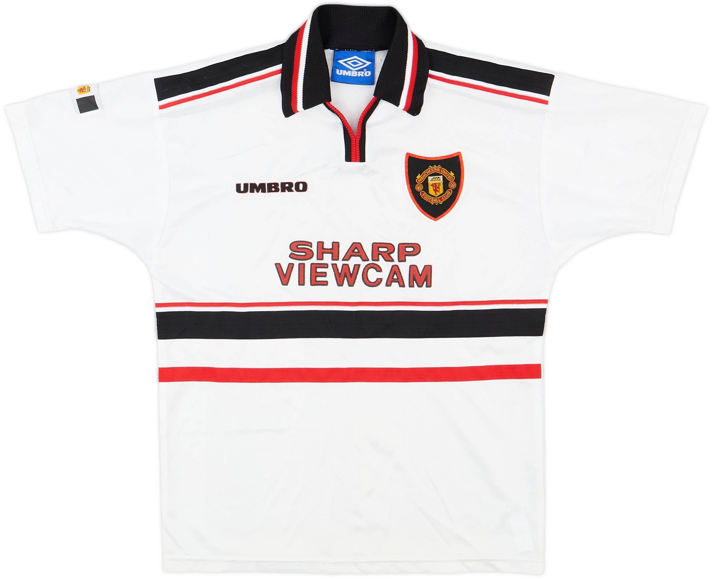 1997-99 Manchester United Away Shirt - 8/10 - (L.Boys)
