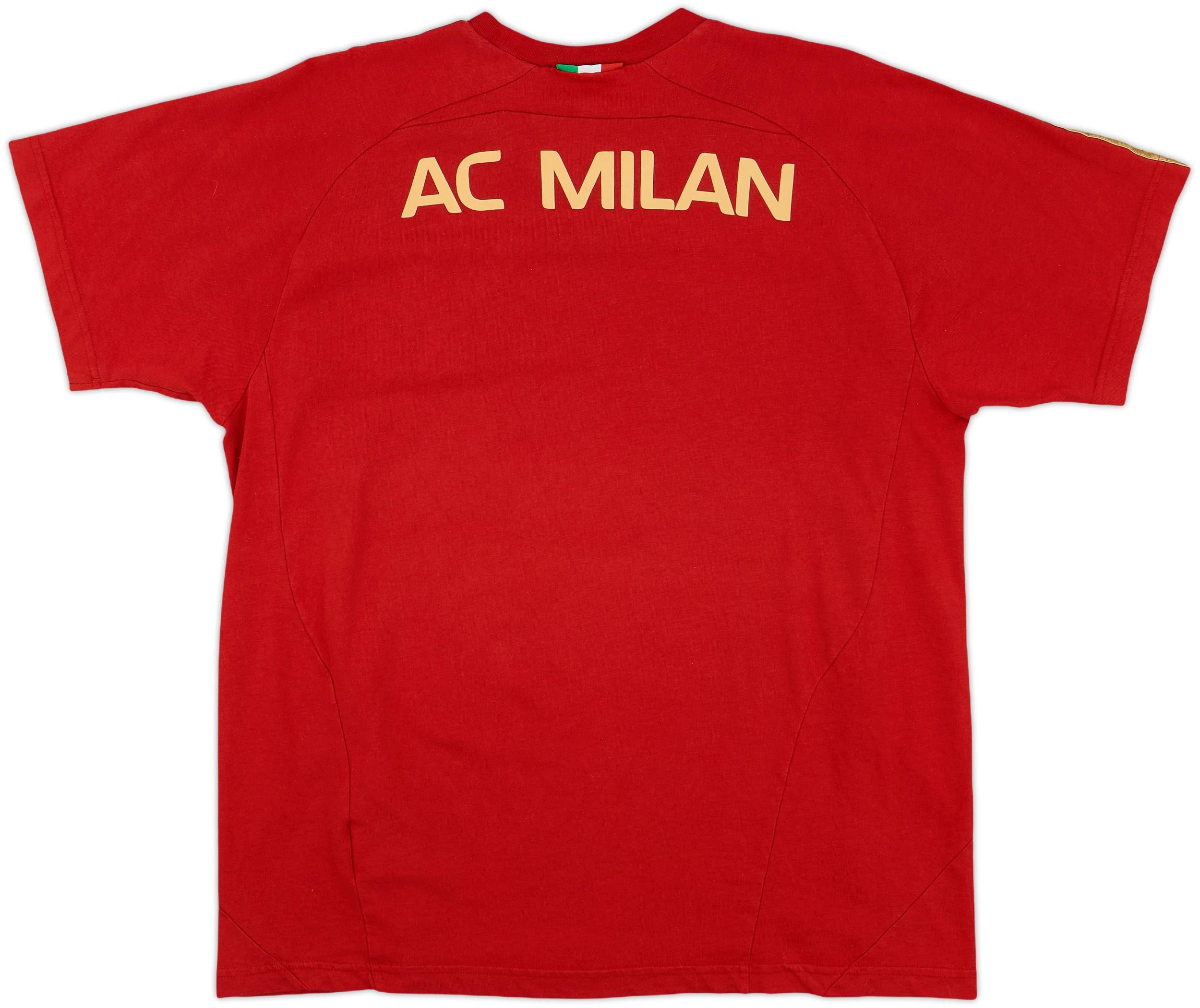 adidas AC MILAN tシャツ 2010-11 AC Milan adidas Cotton Tee - 8/10 - (M)