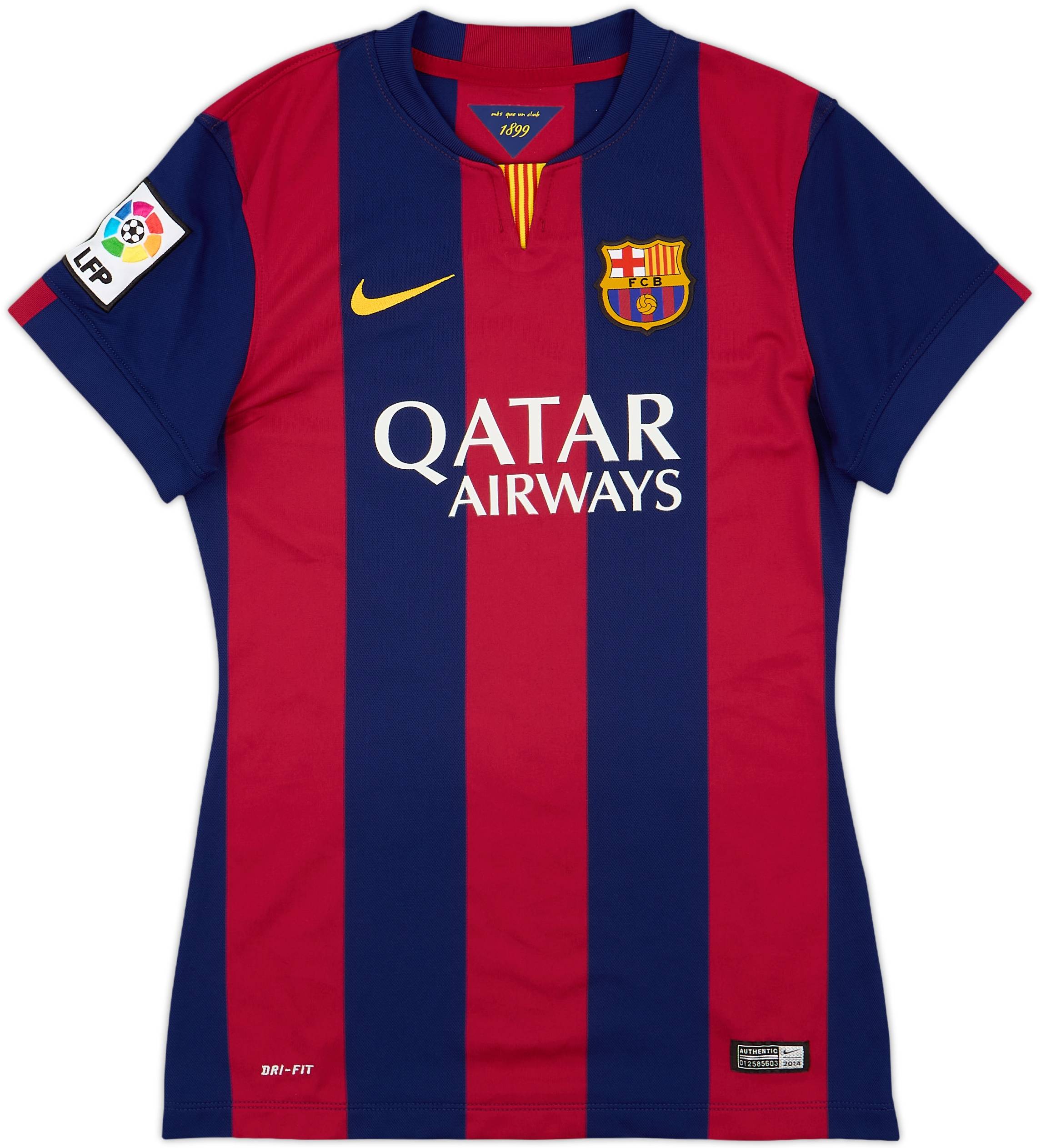 2014-15 Barcelona Home Shirt Neymar Jr #11 - 8/10 - (Women's S)