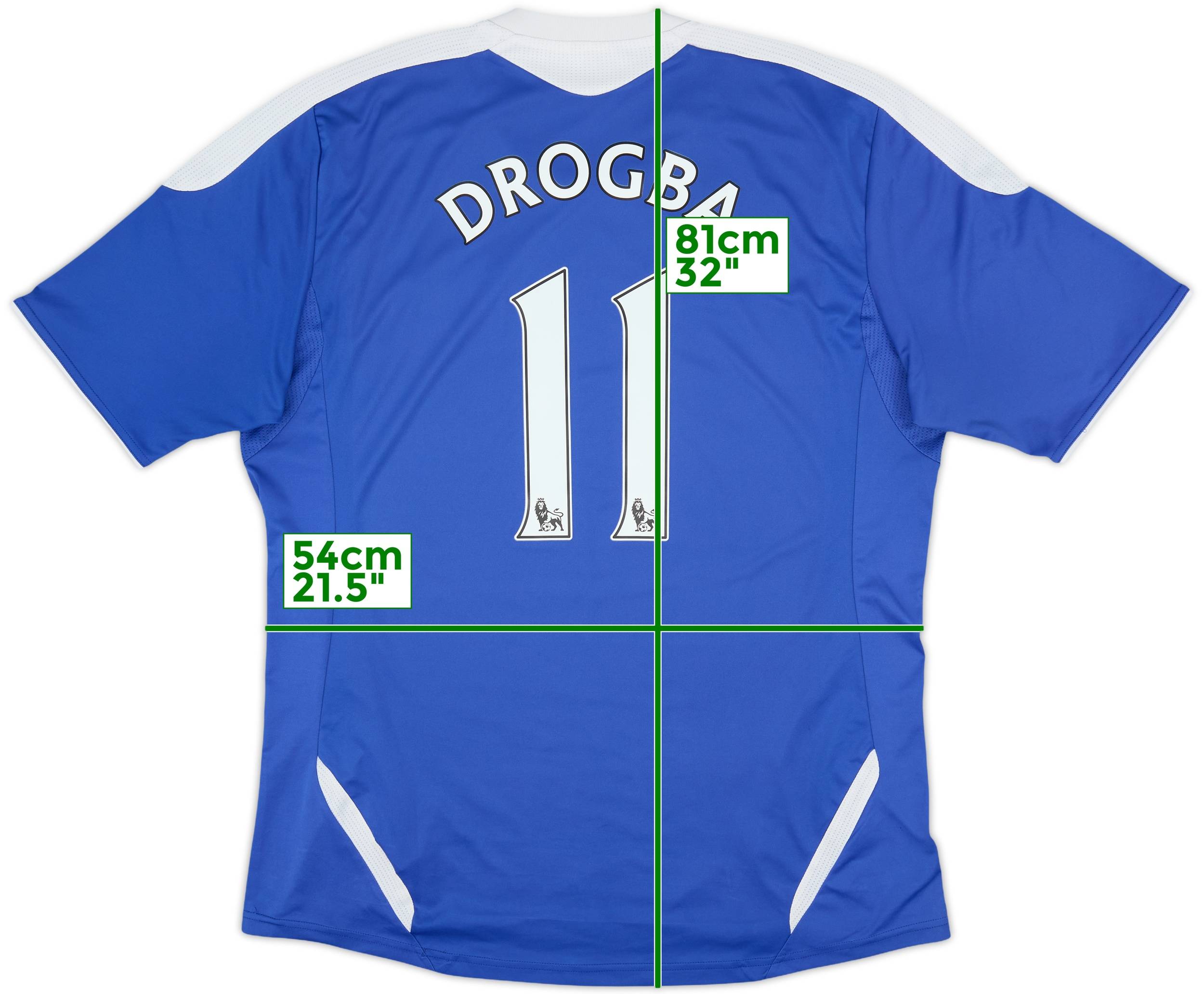 2011-12 Chelsea Home Shirt Drogba #11 - 6/10 - (XL)