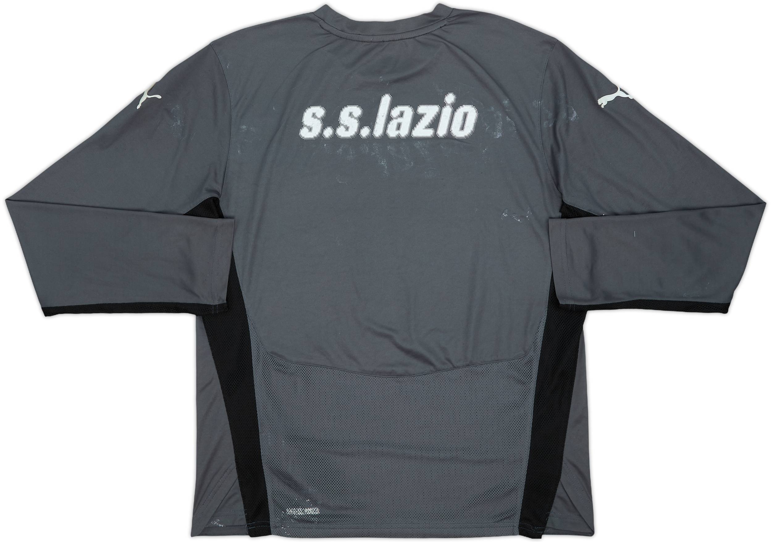S.S. Lazio Puma サッカージャージ ブラック 2006-07 Lazio Puma Training L/S Shirt - 5/10 - (M)