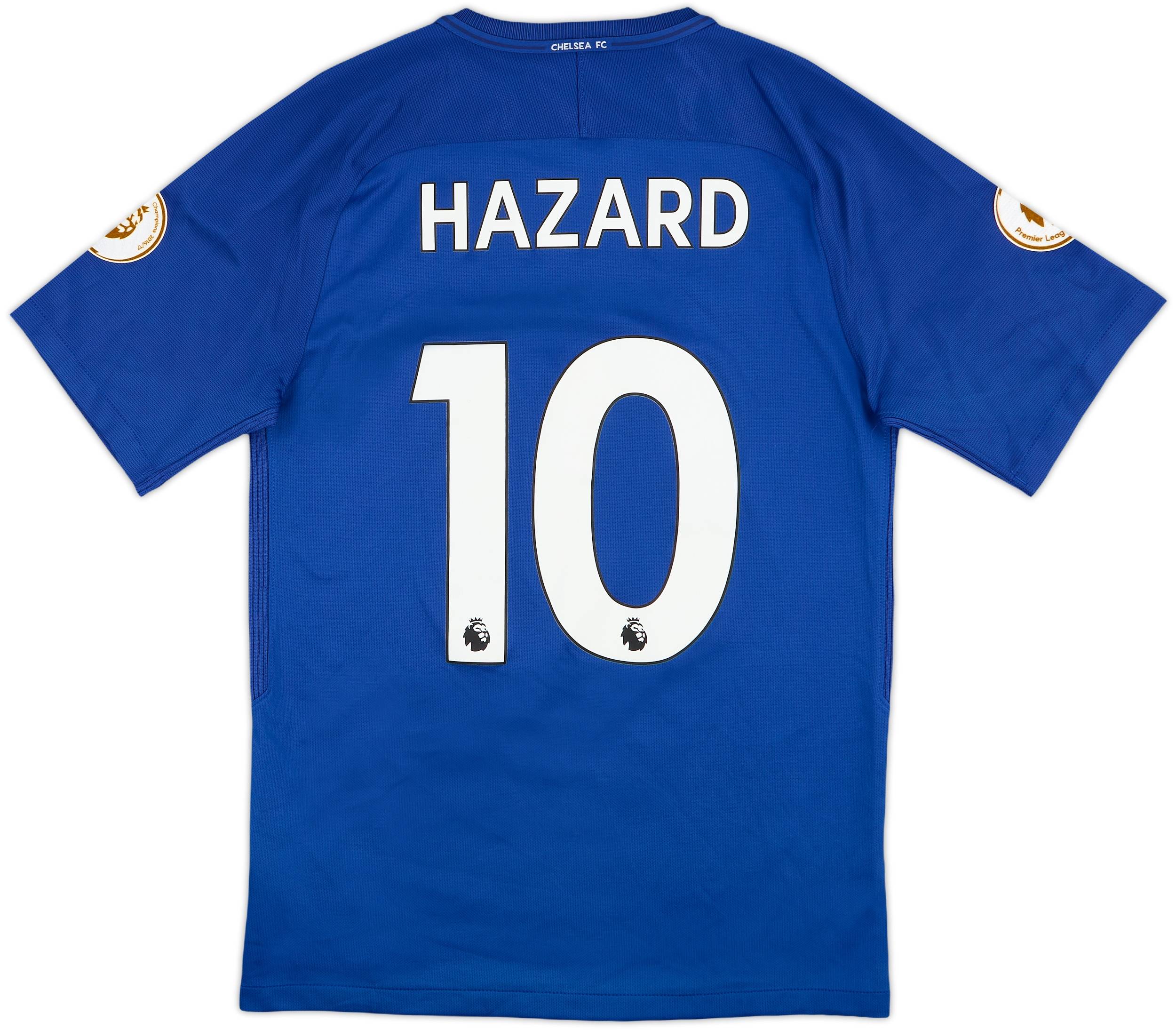 Chelsea HAZARD 10 シャツ 2017-18 Chelsea Home Shirt Hazard #10 - 7/10 - (S)