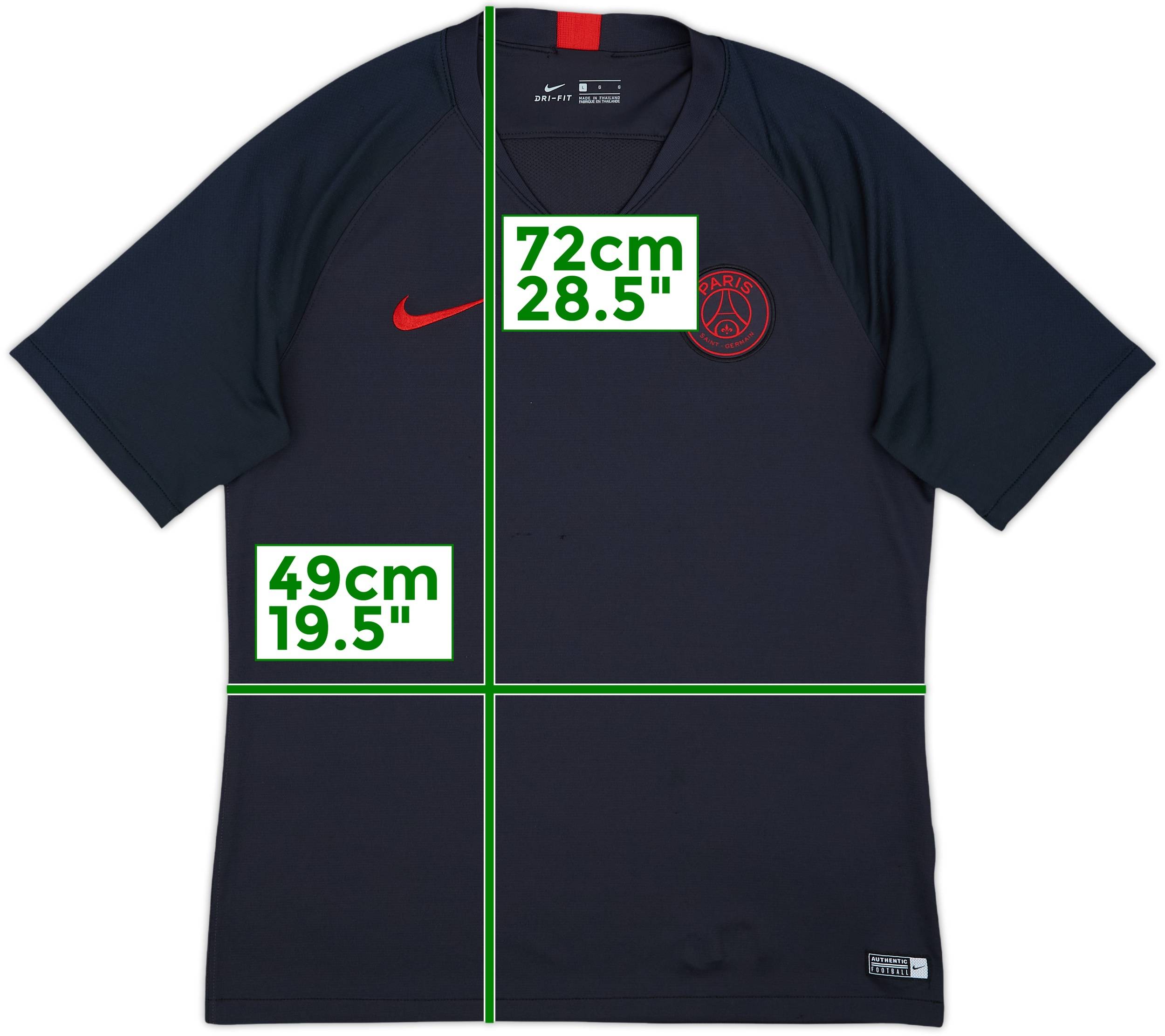 2019-20 Paris Saint-Germain Nike Training Shirt - 8/10 - (L)