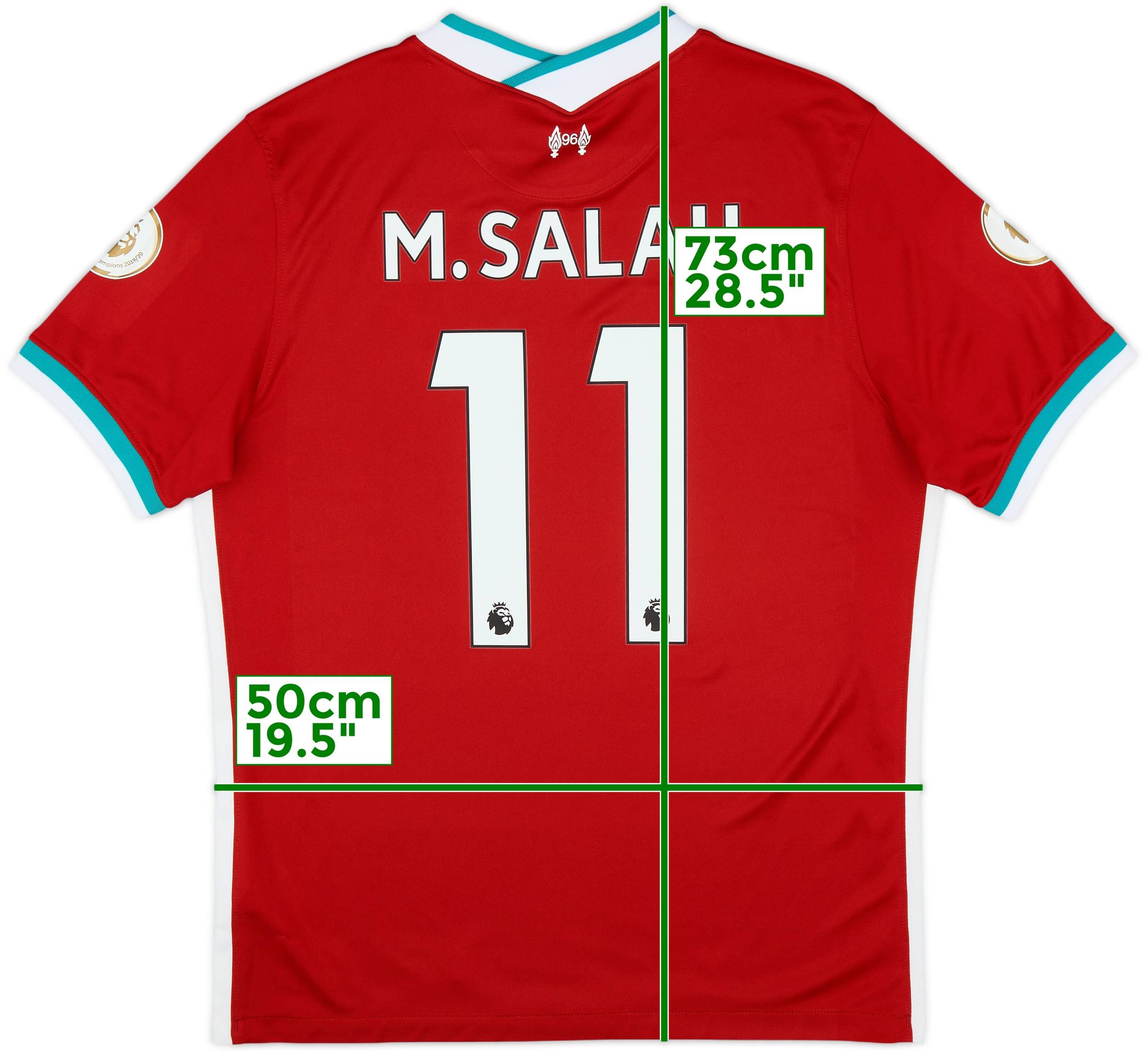 2020-21 Liverpool Home Shirt M.Salah #11 - 8/10 - (L)