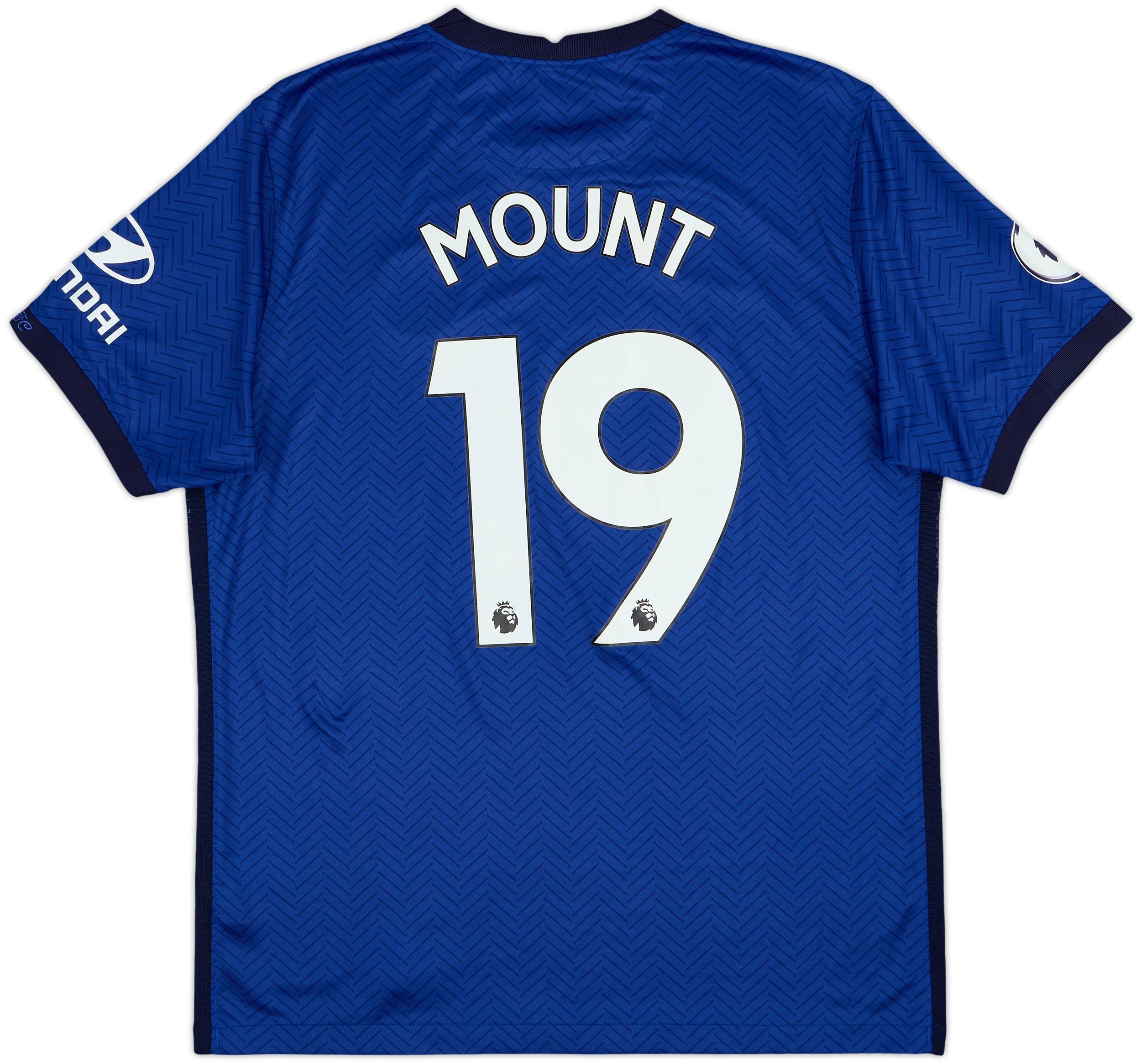 Chelsea FC Nike Mount 19 20-21シーズン 2020-21 Chelsea Home Shirt Mount #19 - 9/10 - (L)