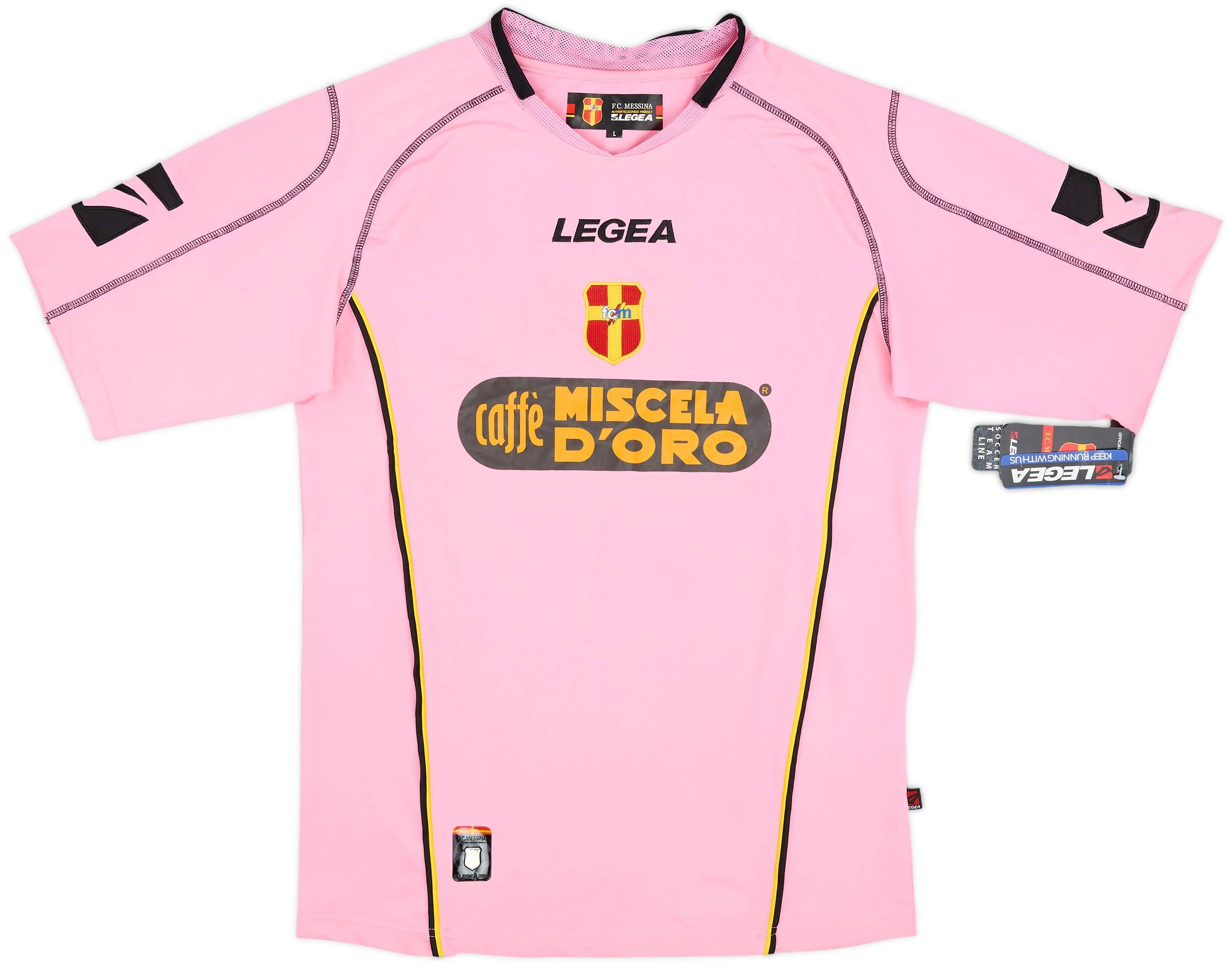 セリエA メッシーナ ユニフォーム FC MESSINA LEGEA 白 2007-08 Messina GK S/S Shirt (L)