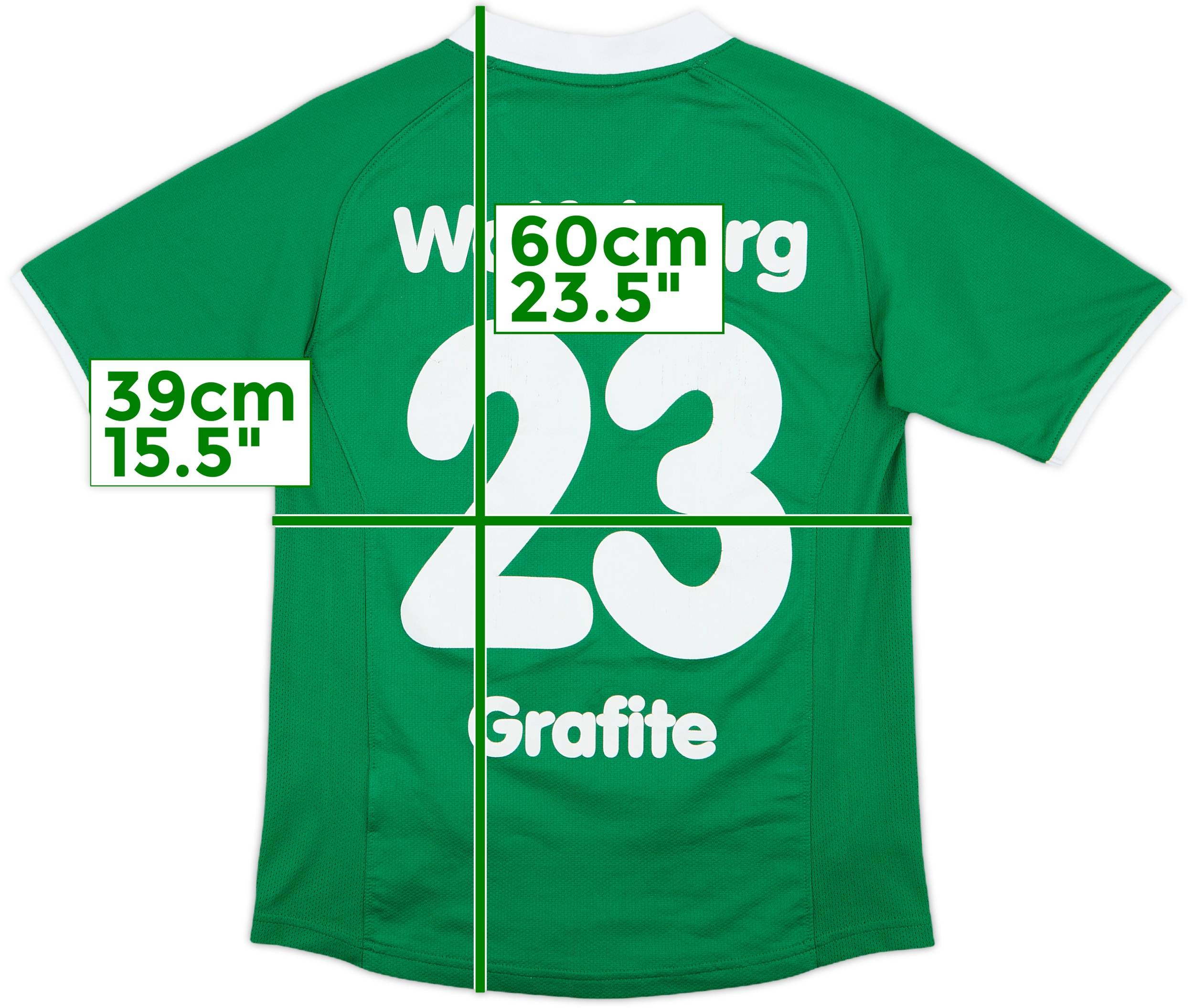 2008-09 Wolfsburg Home Shirt Grafite #23 - 7/10 - (M.Boys)