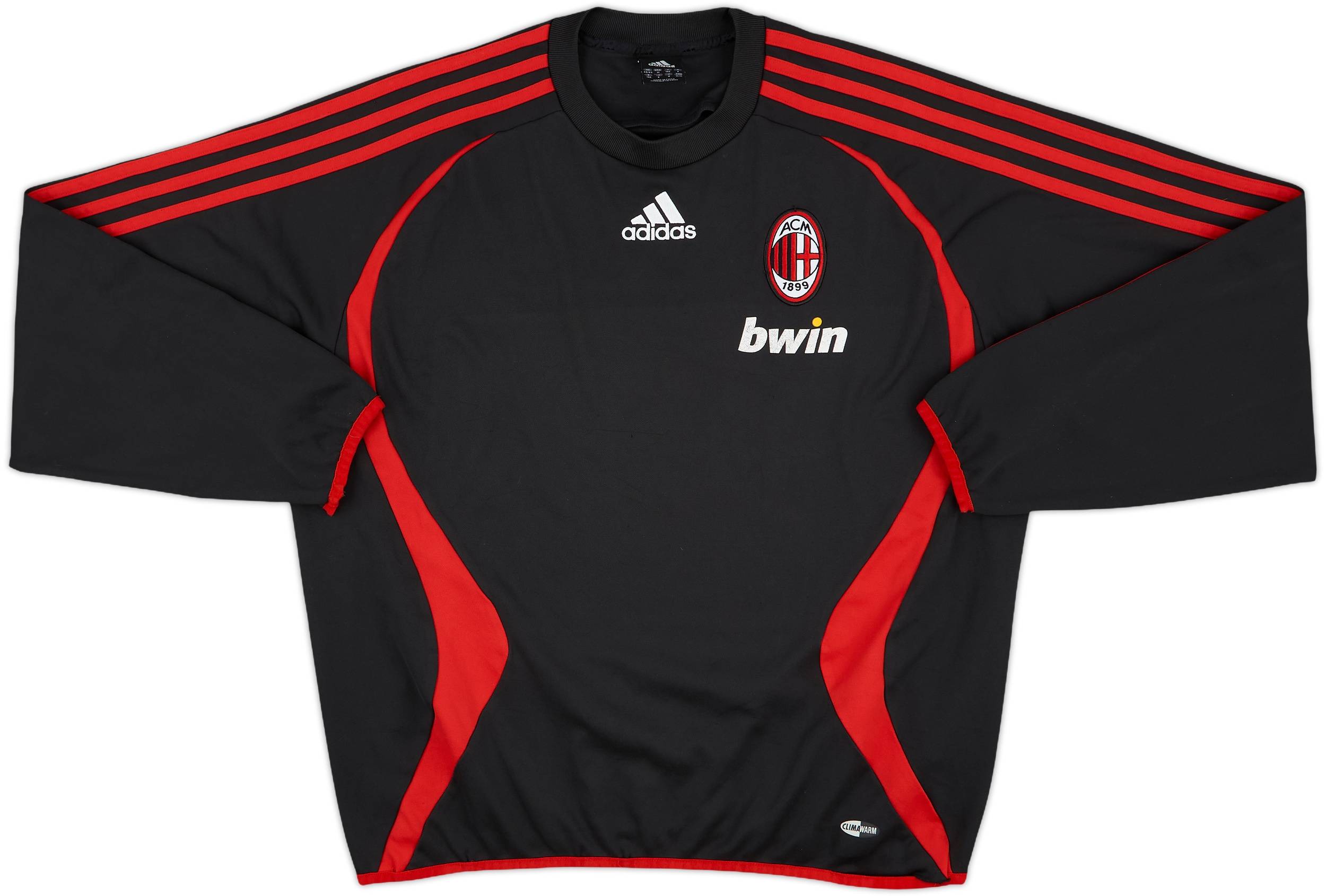 2006-07 AC Milan adidas Sweat Top - 6/10 - (M/L)