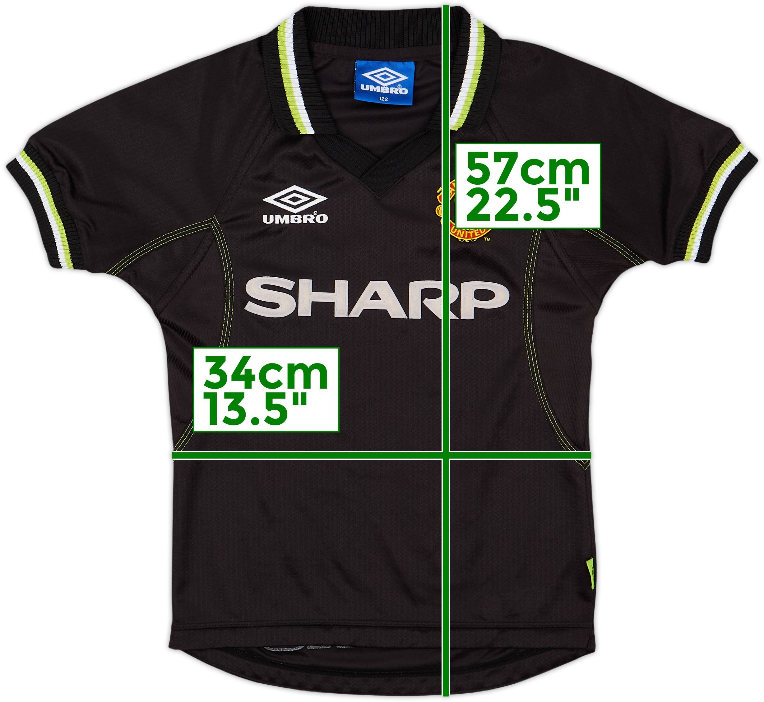 Umbro 98-99 Manchester United GK ユニフォーム Manchester United 1998-1999 Goalkeeper football Umbro jersey