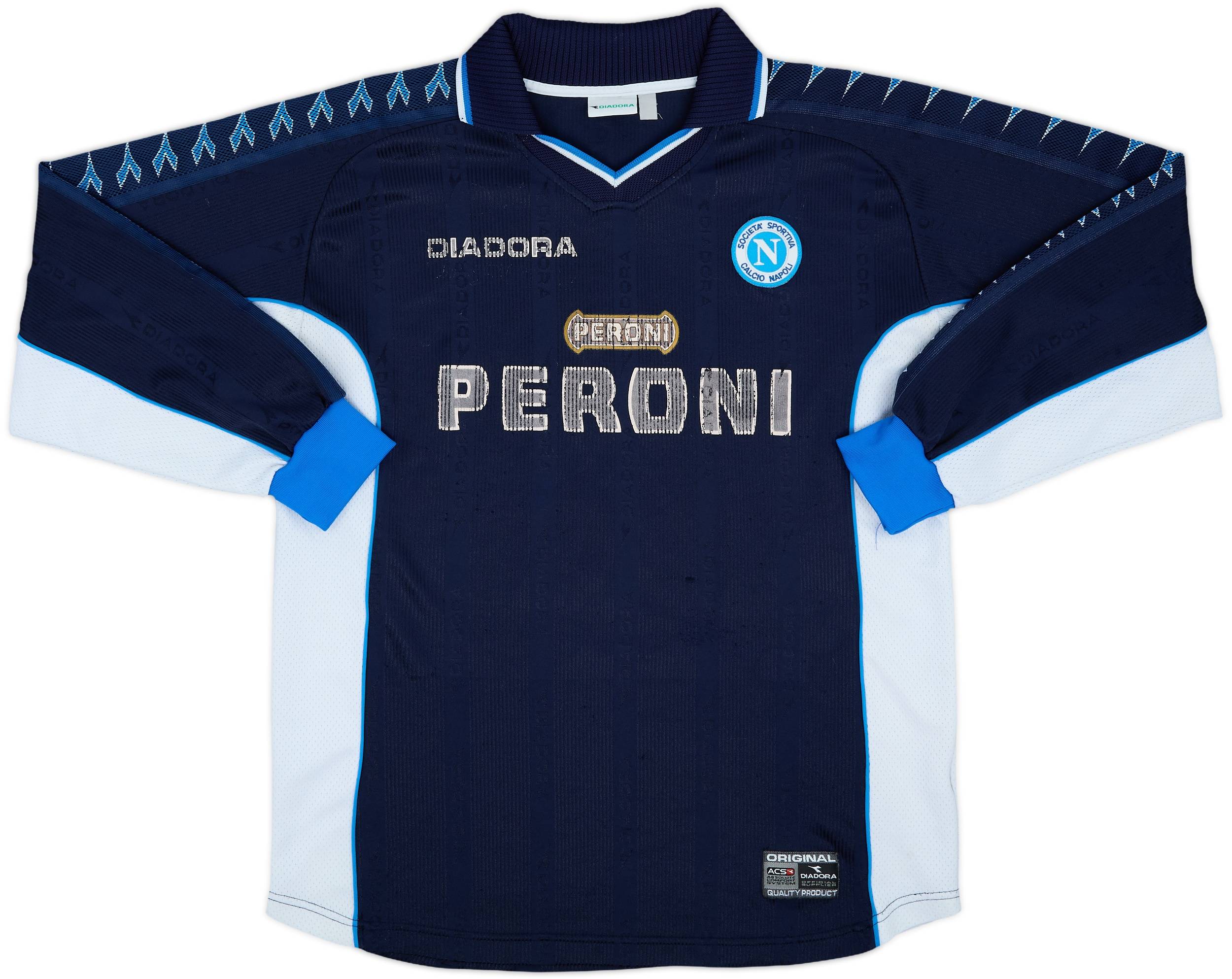 2000-01 Napoli Third L/S Shirt - 6/10 - (L)