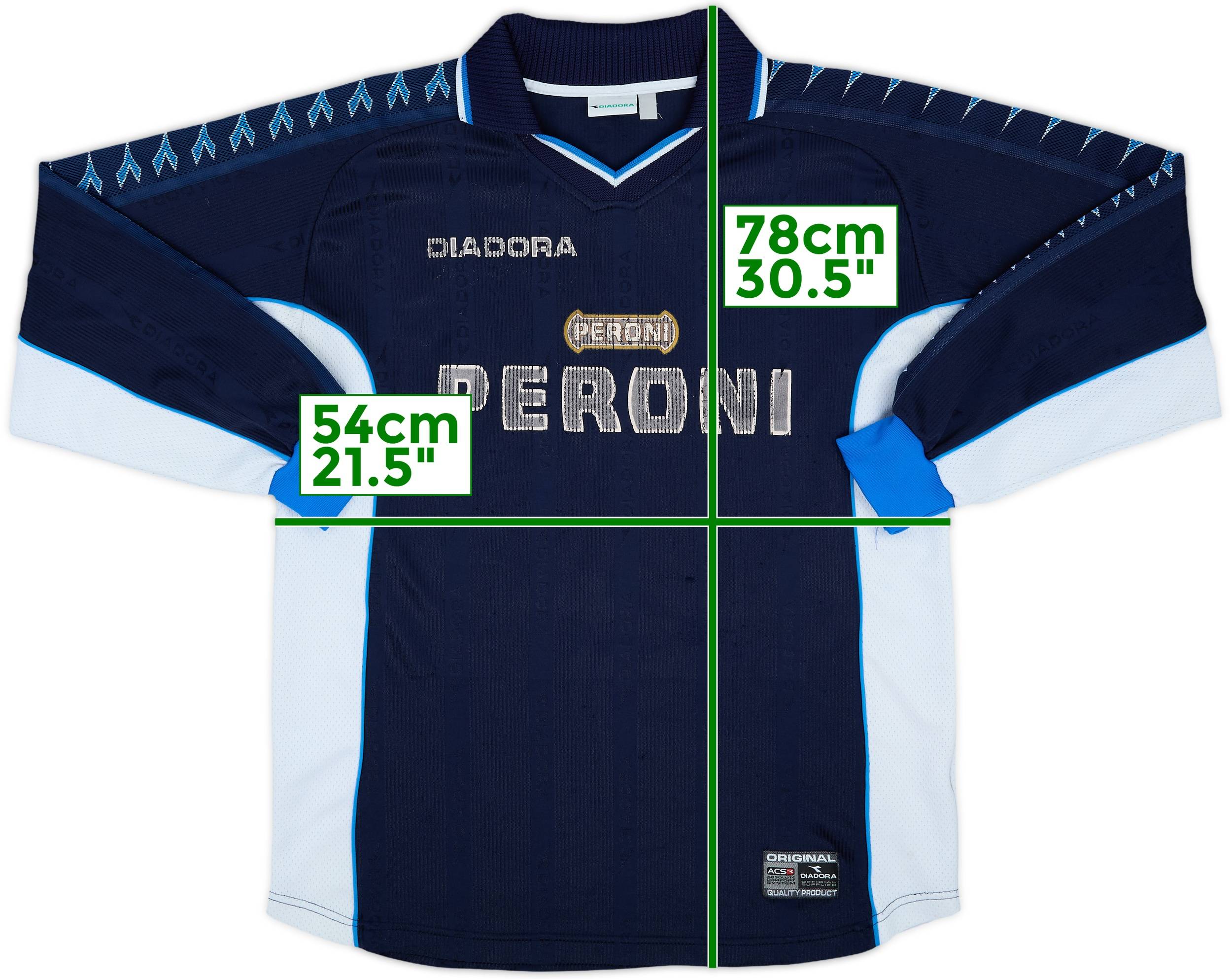 2000-01 Napoli Third L/S Shirt - 6/10 - (L)