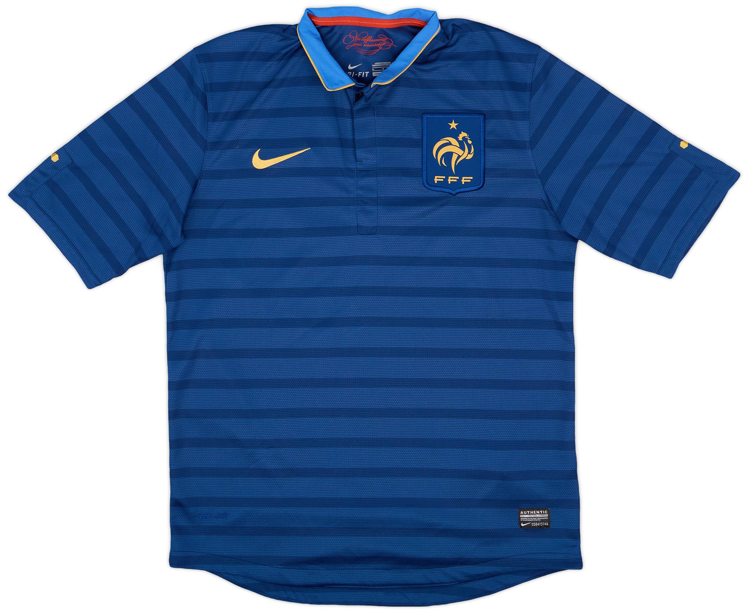 2012-13 France Home Shirt - 9/10 - (M)