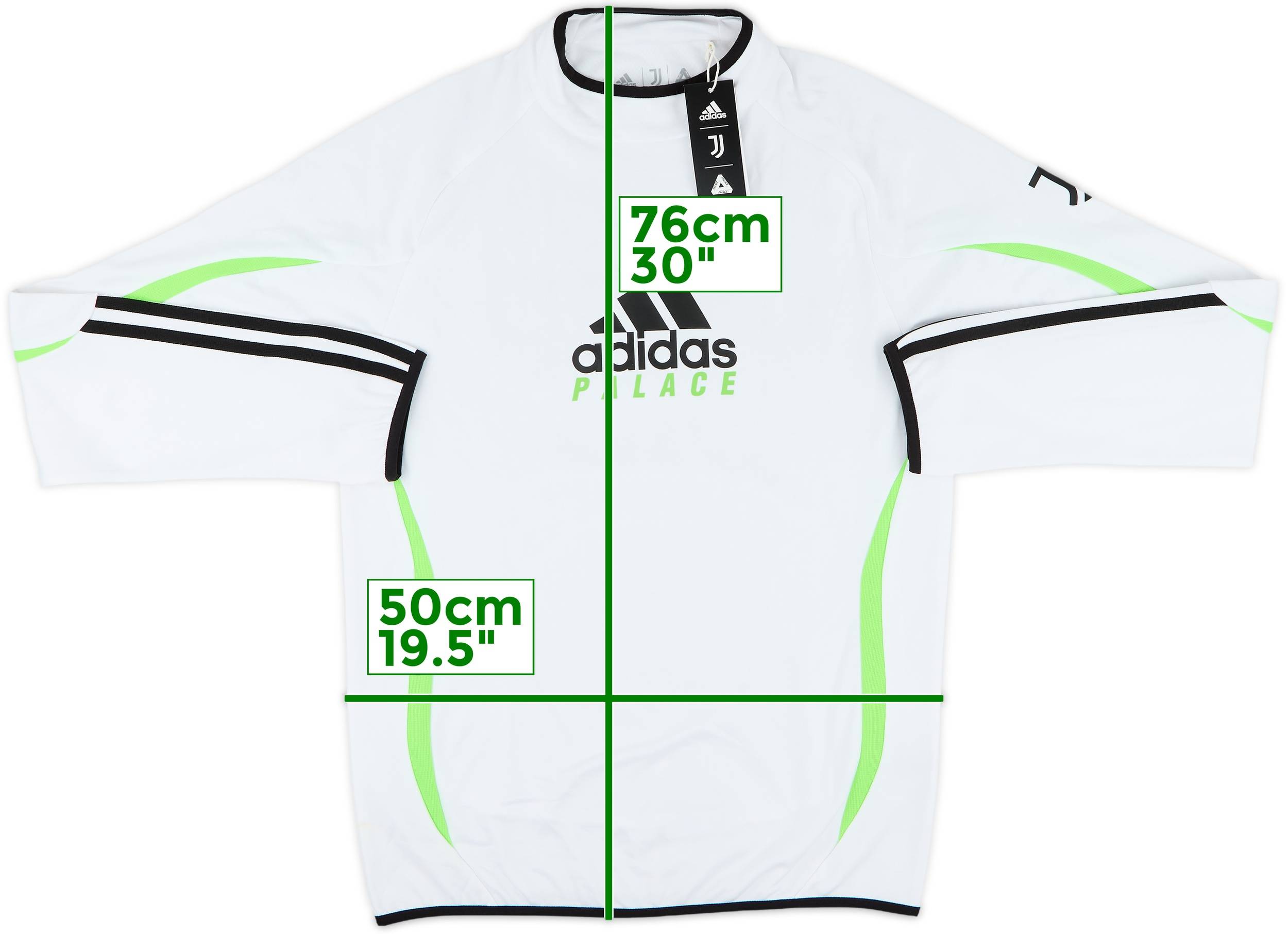 2019-20 Juventus x Palace adidas Drill Top (S)