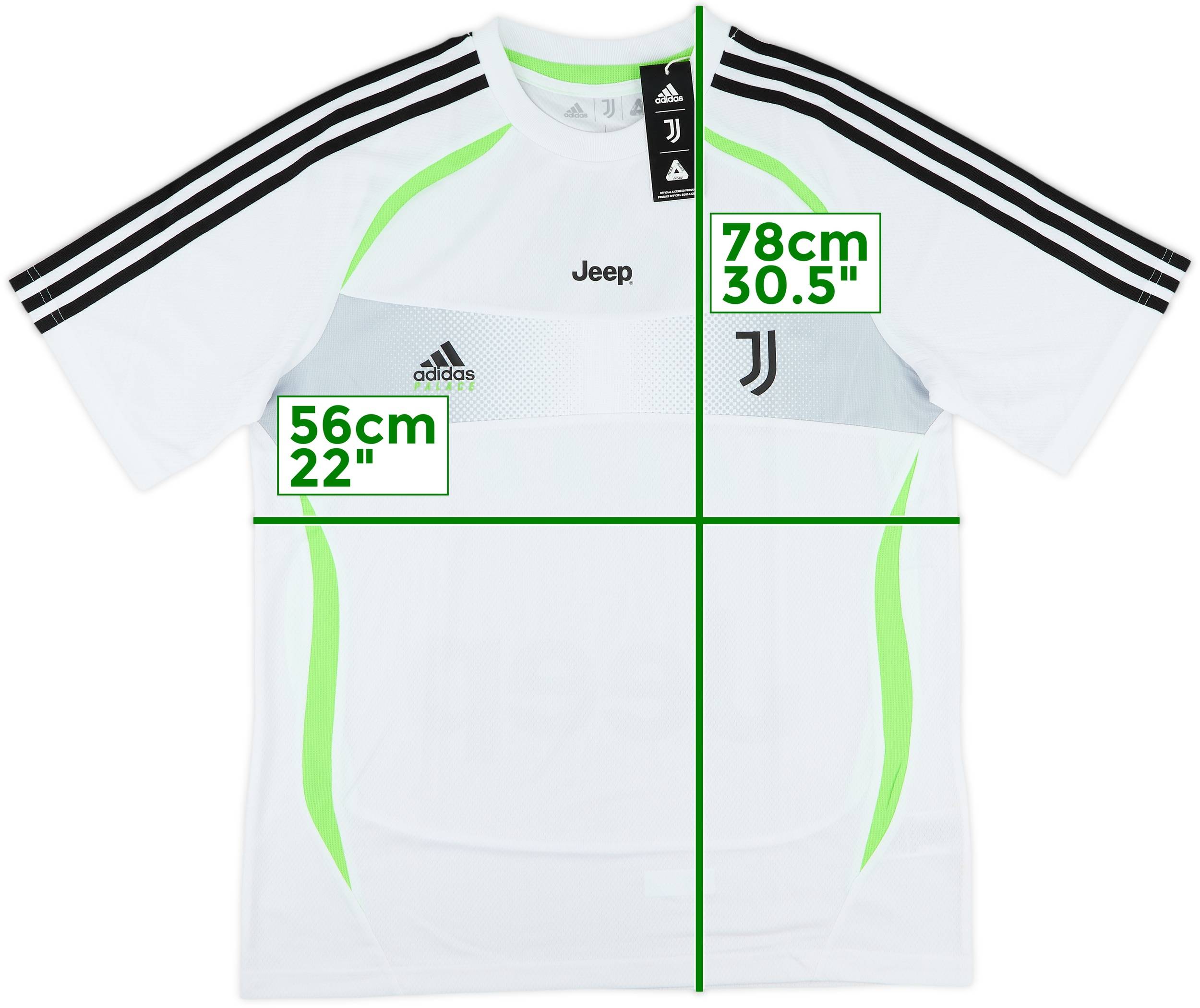 2019-20 Juventus x Palace adidas Training Shirt (L)