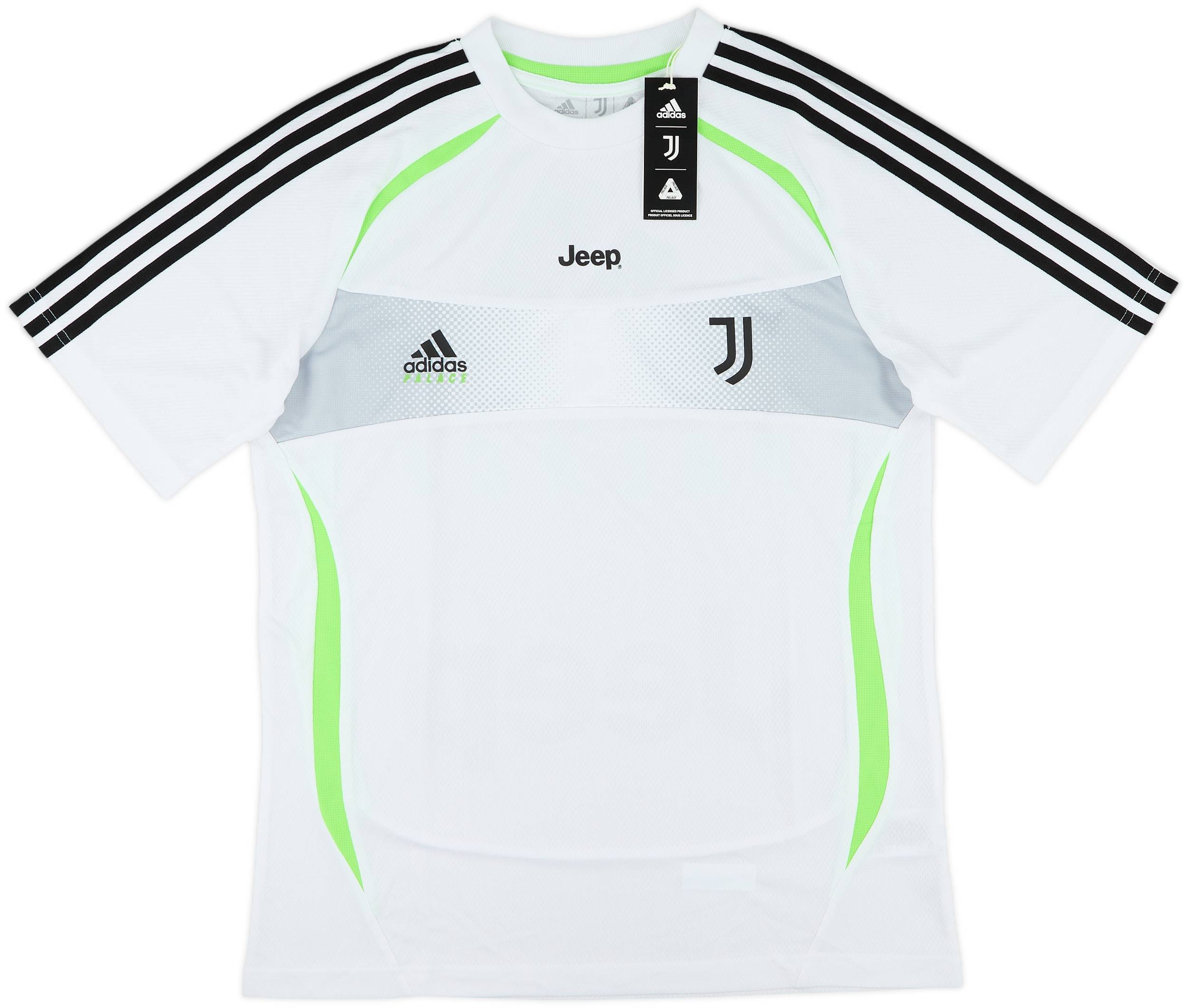 adidas×PALACE×JUVENTUS 半袖トレーニングトップ M 白 2019-20 Juventus x Palace adidas Training Shirt (M)
