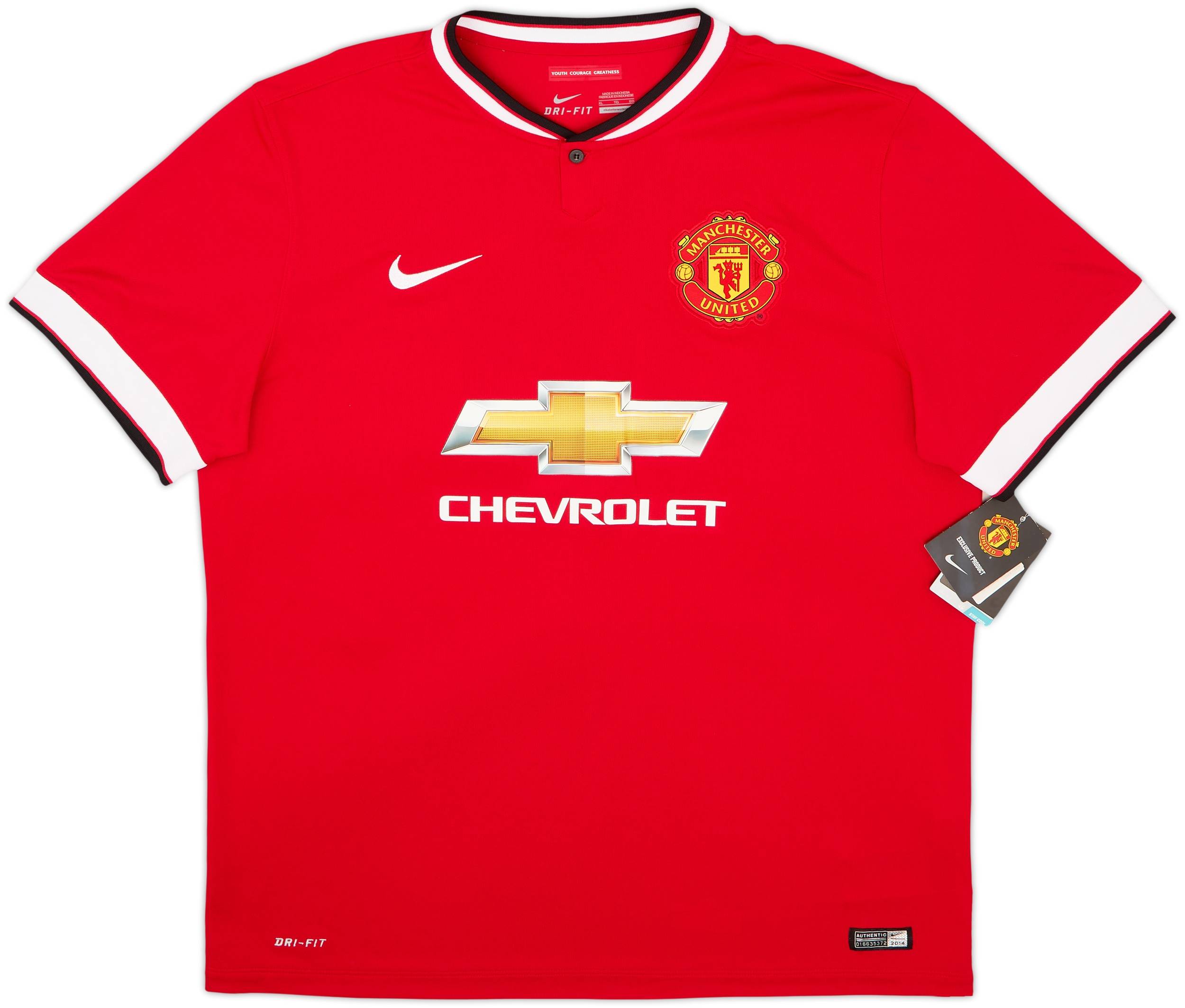 2014-15 Manchester United Home Shirt Rooney #10 (XL)