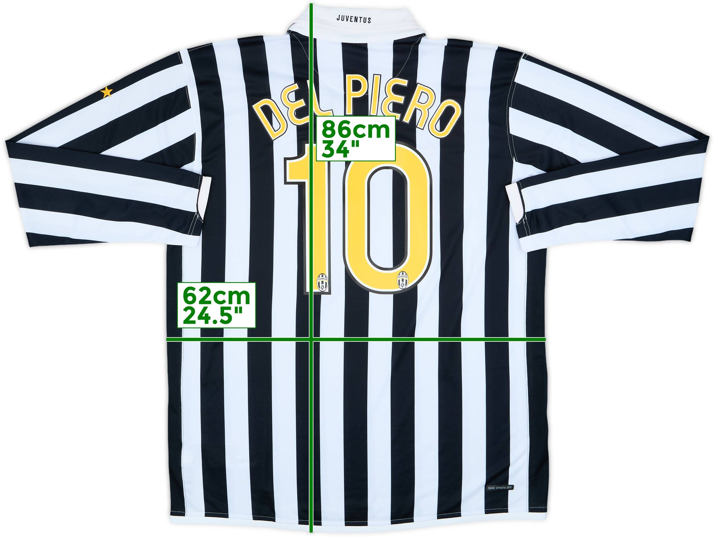 ✨激レア✨NIKE Juventus 06/07 ホーム デル・ピエロ10 XL 2006-07 Juventus Home Shirt Del Piero #10 (L)