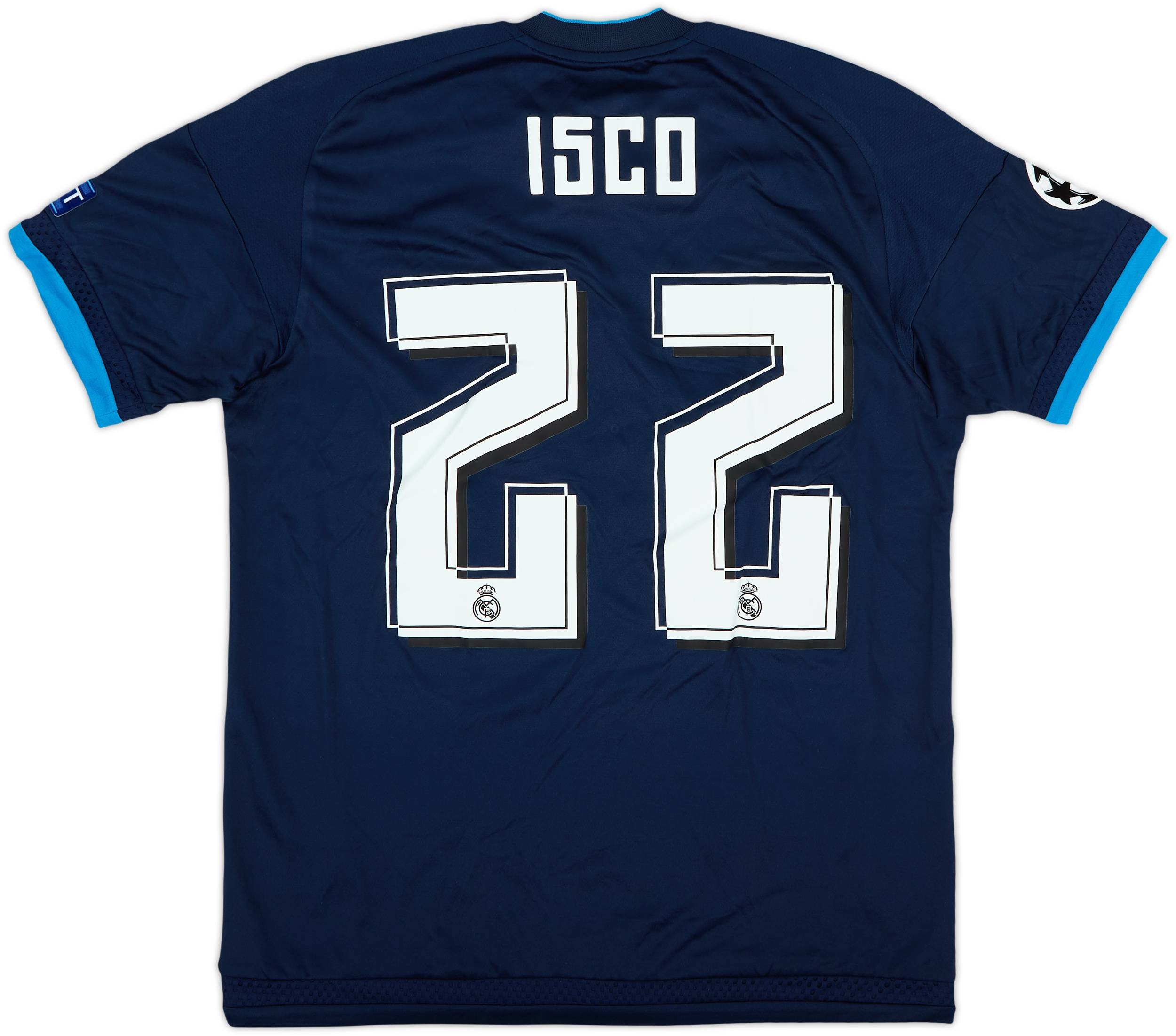 2015-16 Real Madrid Third Shirt Isco #22 - 8/10 - (S)