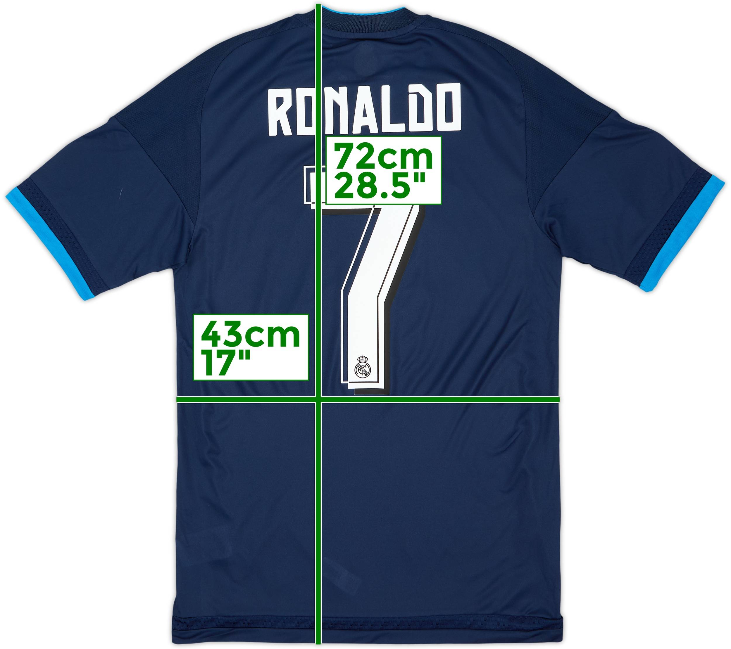 2015-16 Real Madrid Authentic 'Final Milano' Third Shirt Ronaldo