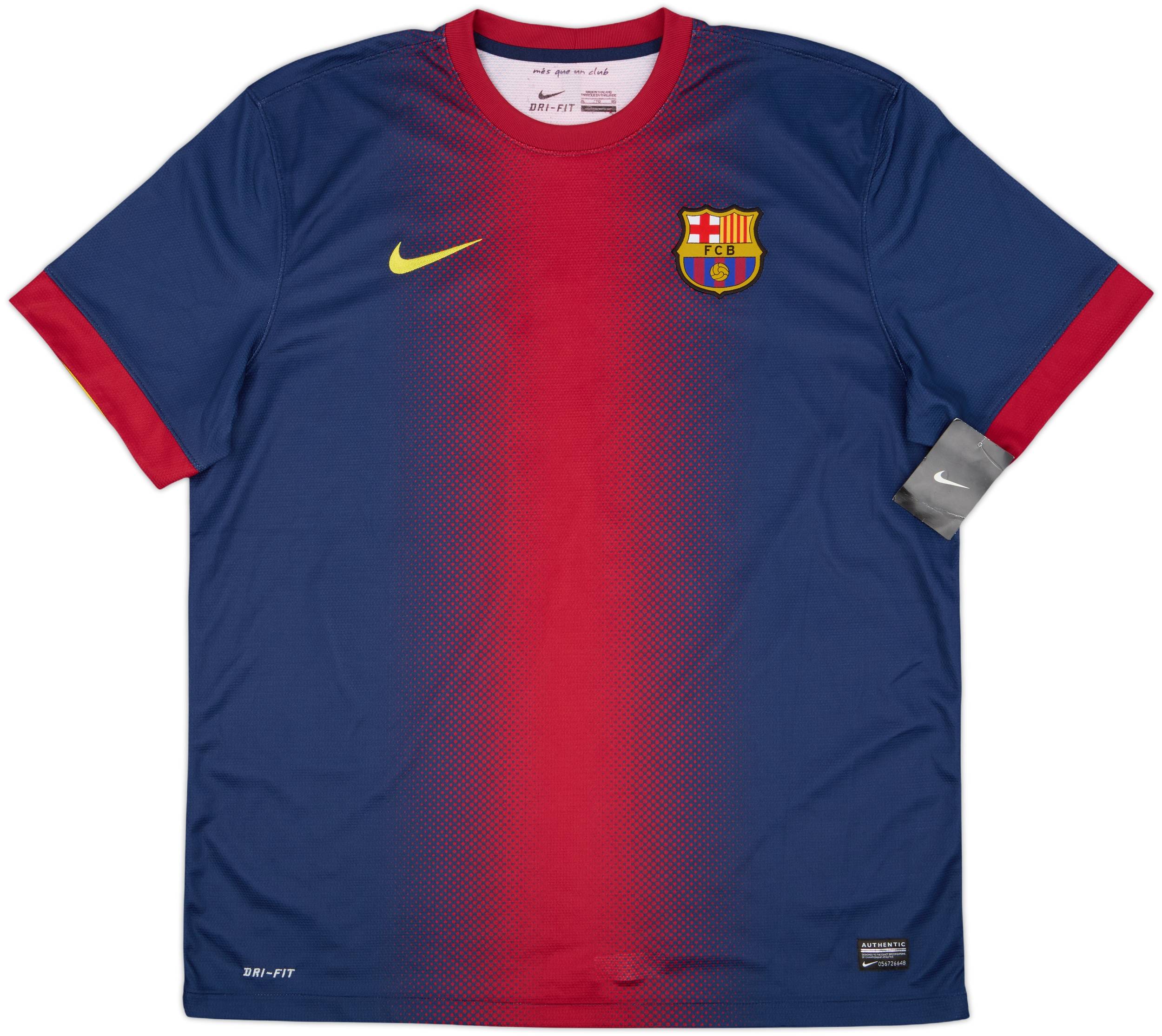 2012-13 Barcelona Player Issue Home Shirt Messi #10 (XL)