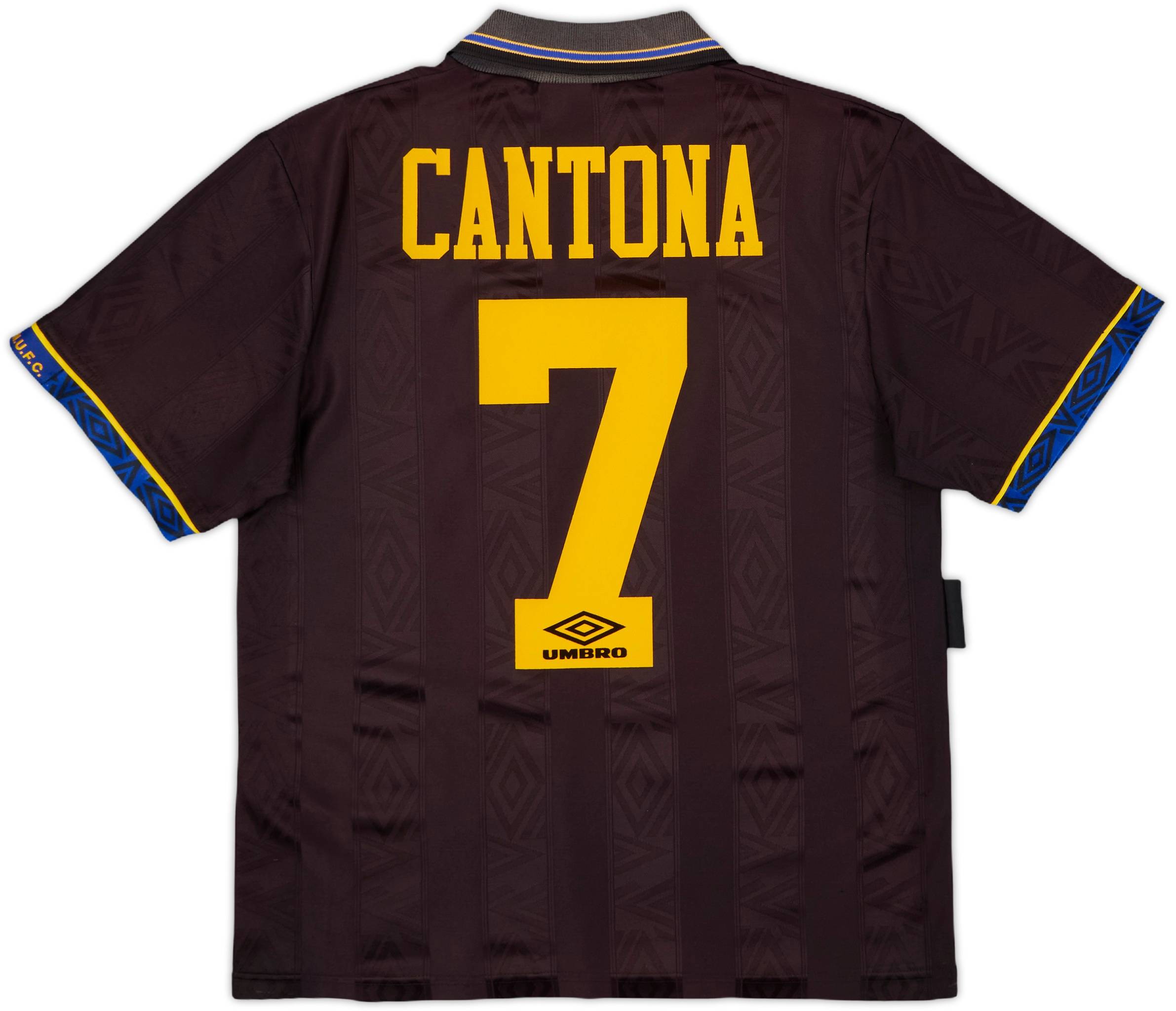 1993-95 Manchester United Away Shirt Cantona #7 - 7/10 - (S)