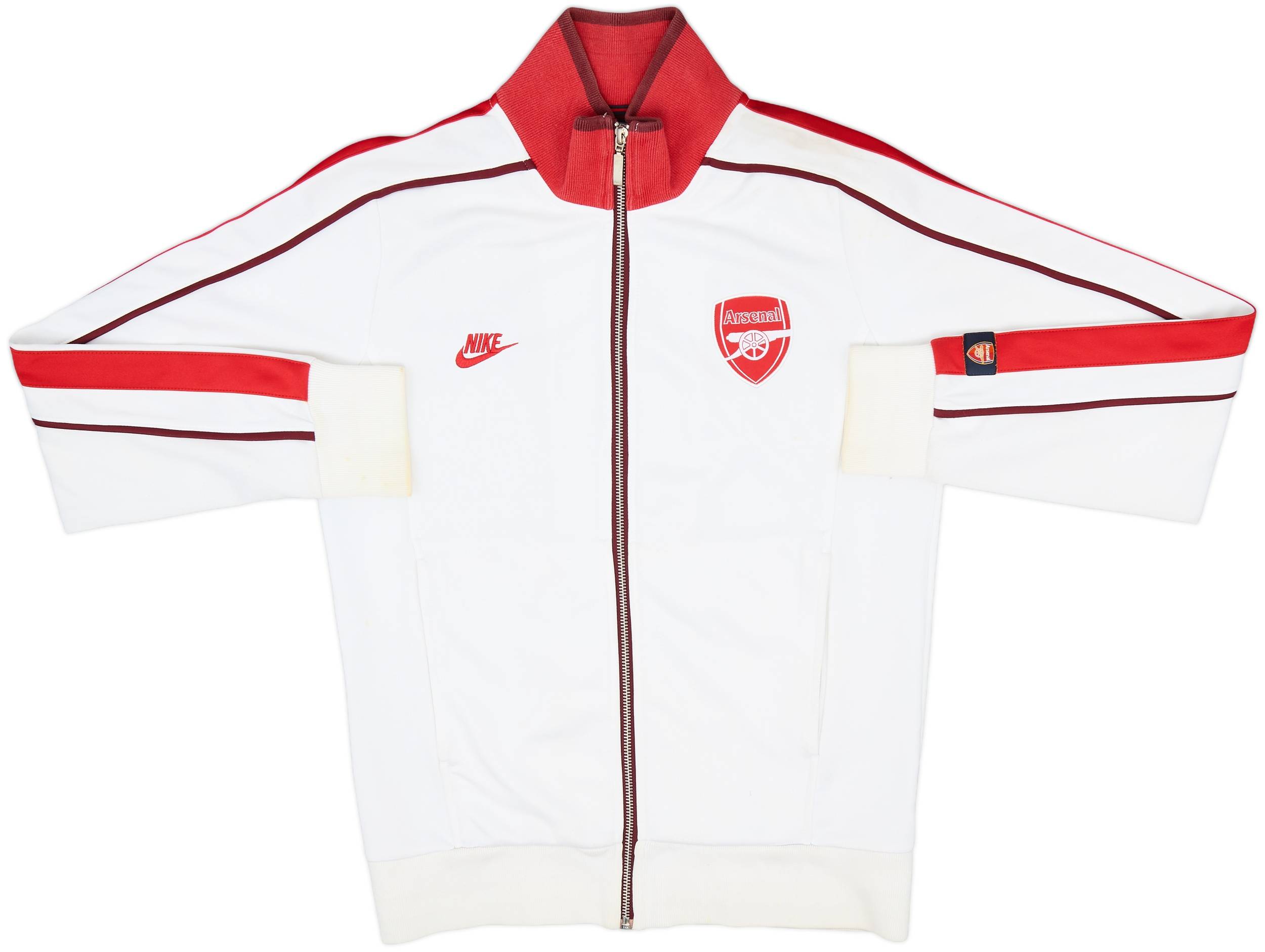 Nike Arsenal トラックジャケット2008〜9年 2008-09 Arsenal Nike Track Jacket - 6/10 - (S)