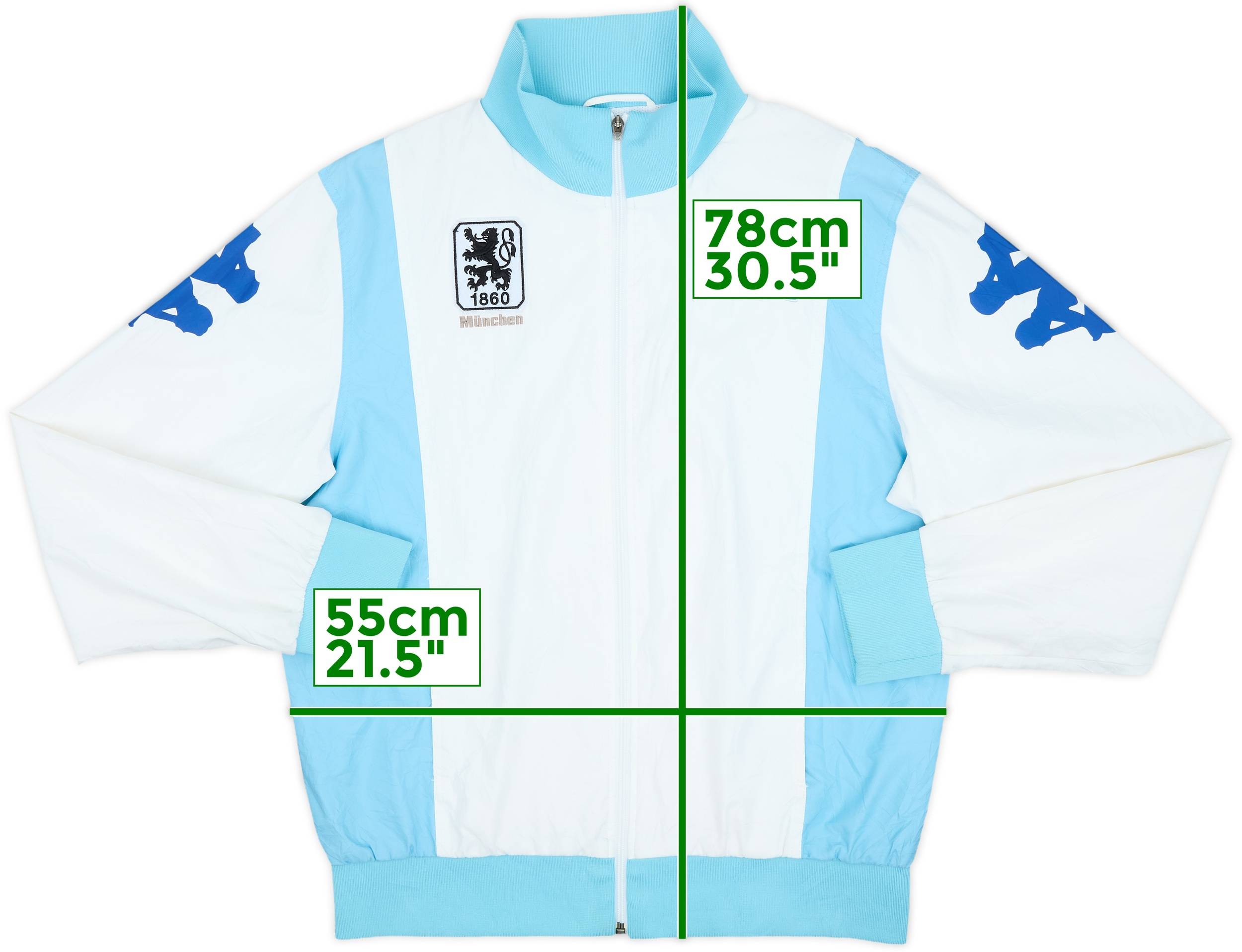 2006-08 1860 Munich Kappa Track Jacket - 9/10 - (XXL)